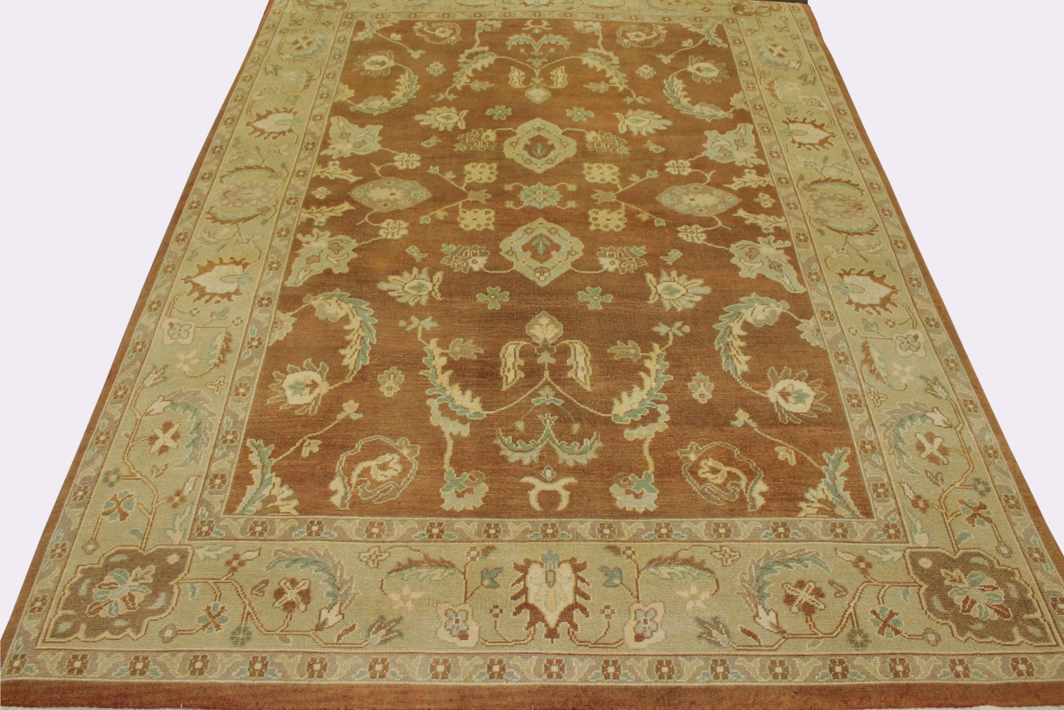 9x12 Oushak Hand Knotted Wool Area Rug - MR10020