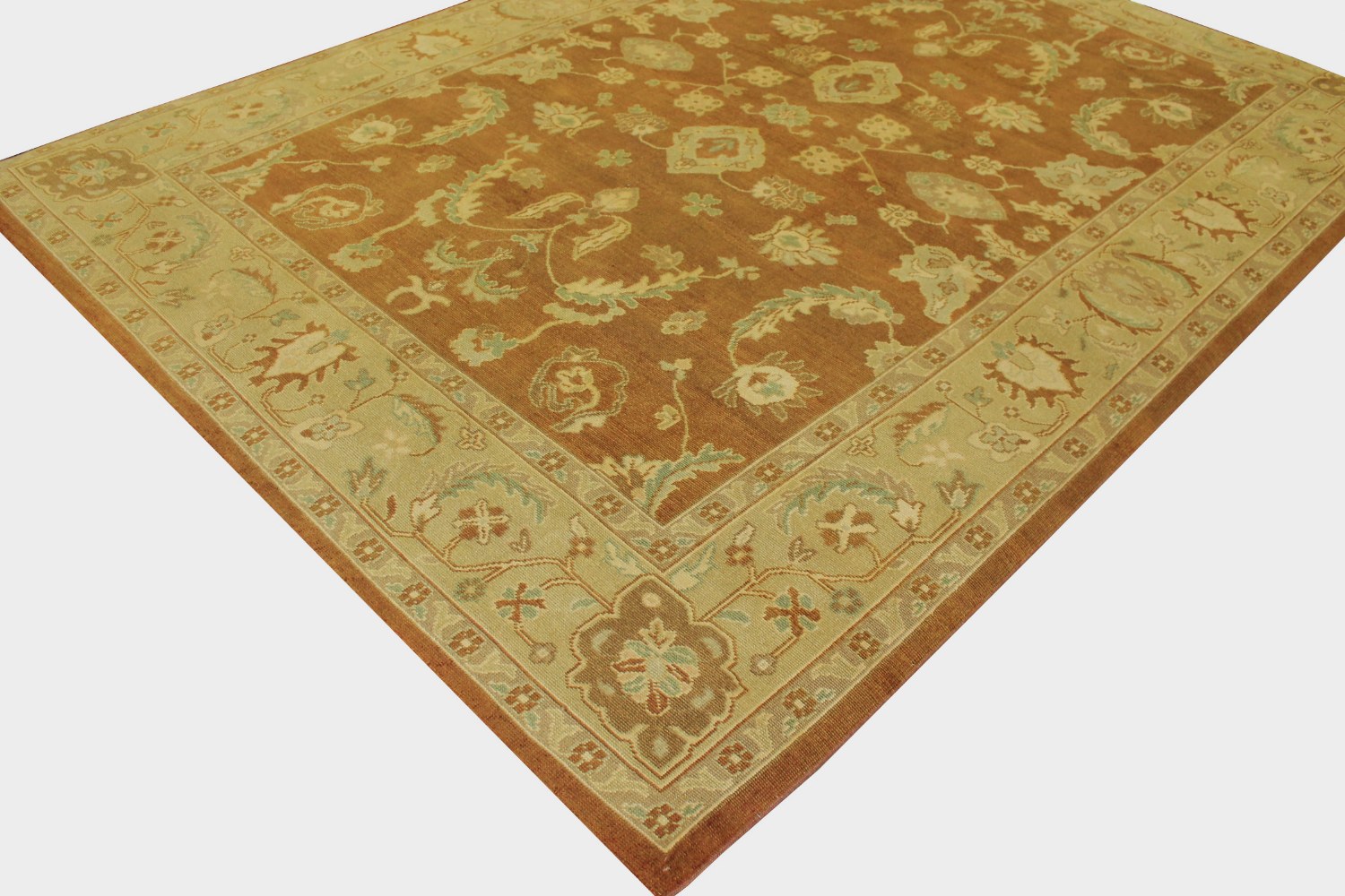 9x12 Oushak Hand Knotted Wool Area Rug - MR10020