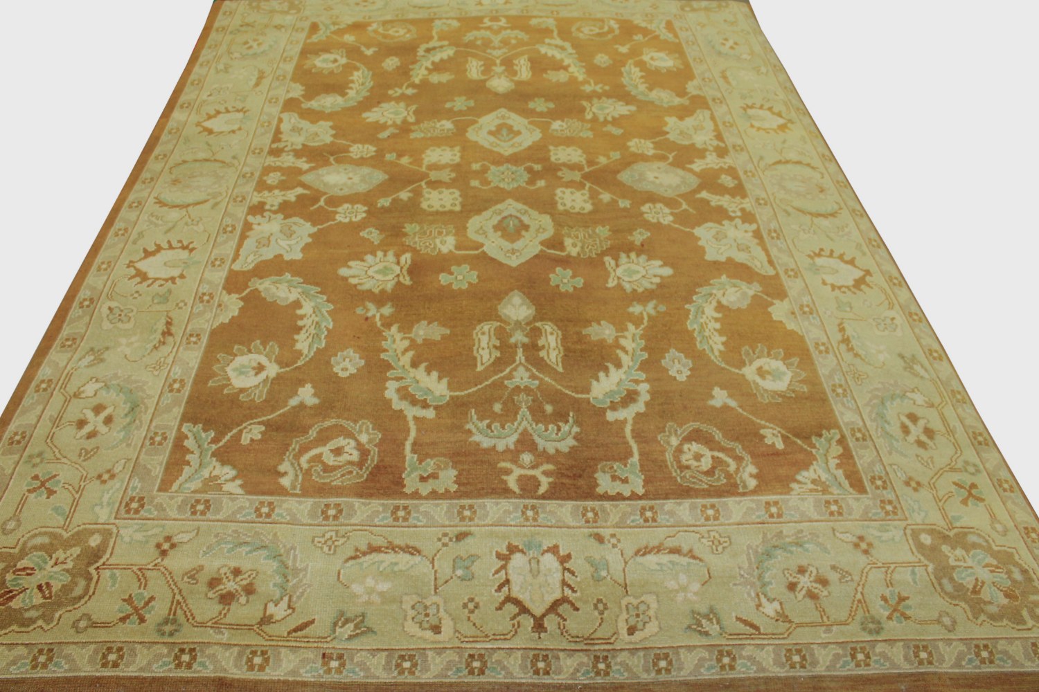 9x12 Oushak Hand Knotted Wool Area Rug - MR10020