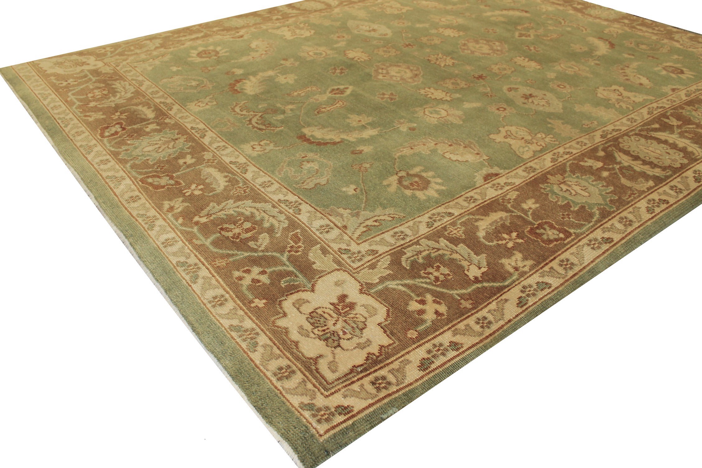 8x10 Oushak Hand Knotted Wool Area Rug - MR10088