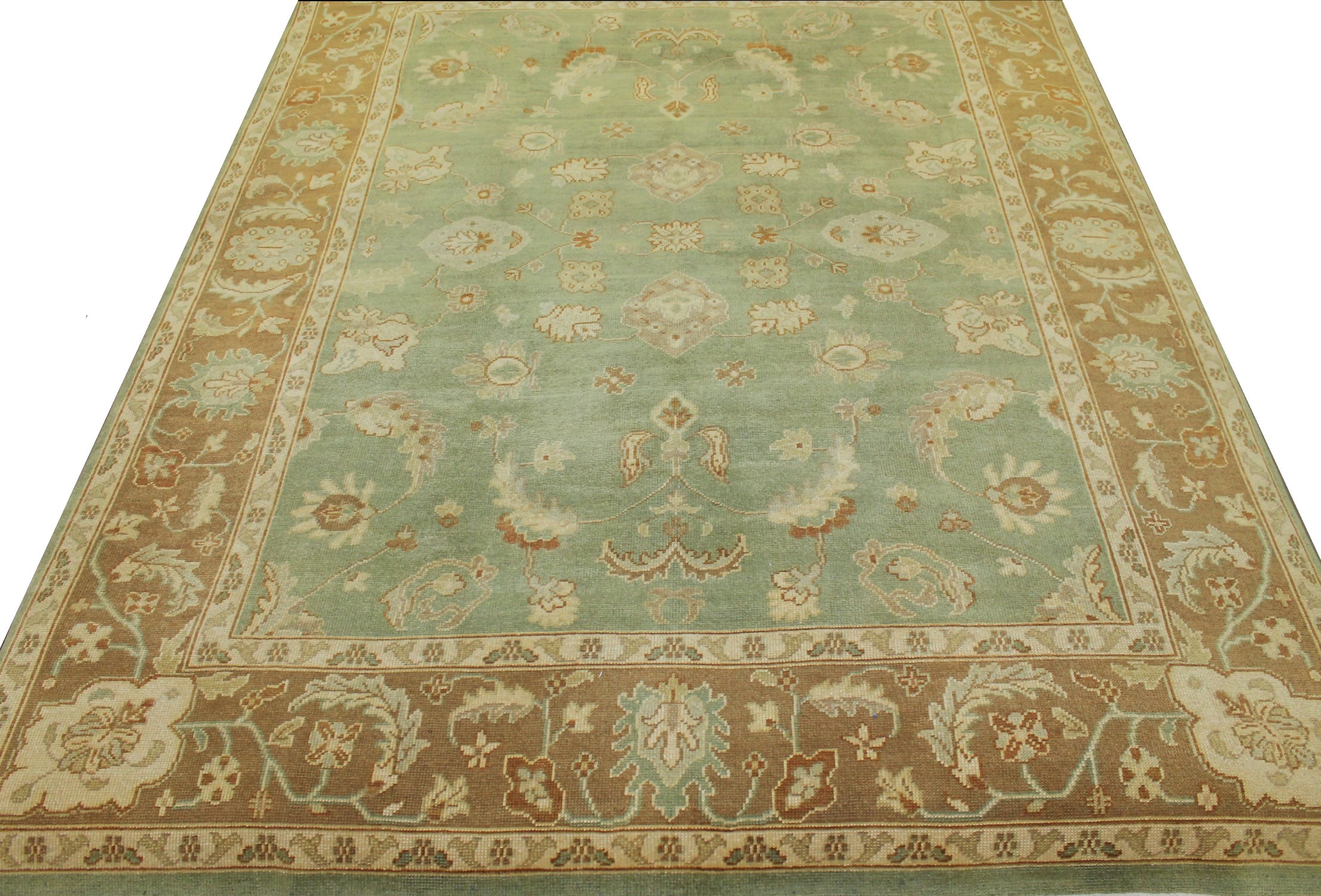 8x10 Oushak Hand Knotted Wool Area Rug - MR10088