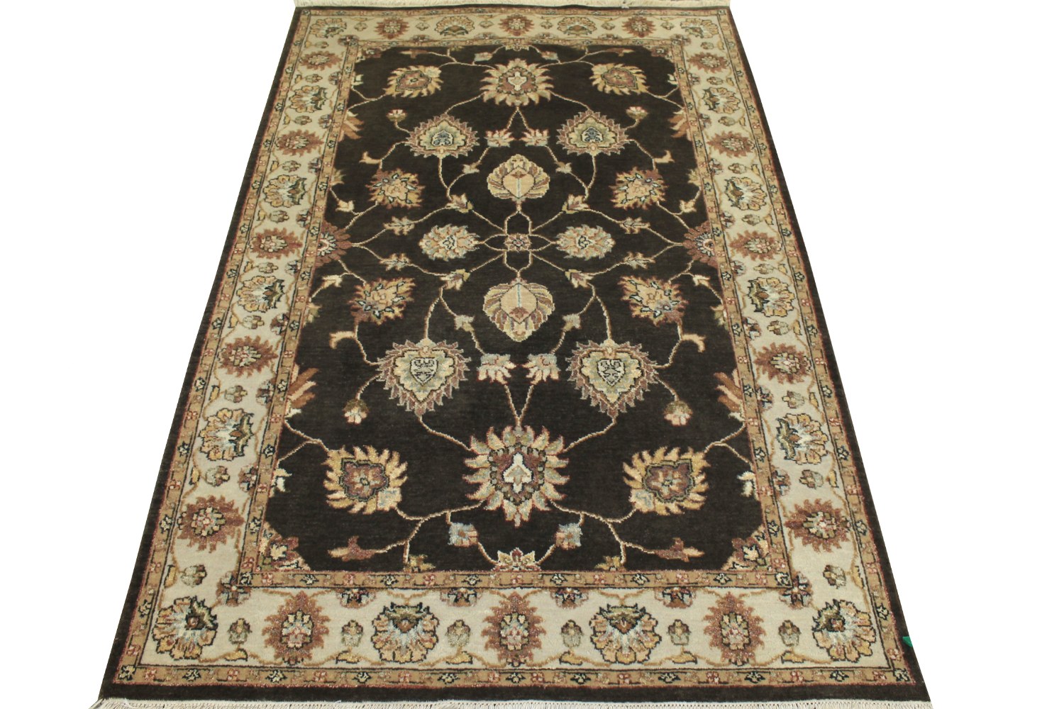 4x6 Peshawar Hand Knotted Wool Area Rug - MR10293