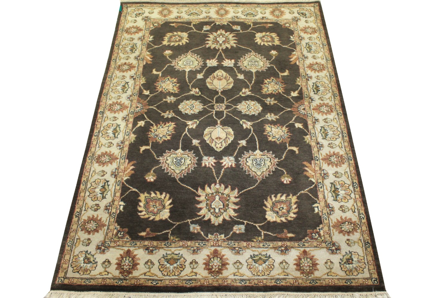 4x6 Peshawar Hand Knotted Wool Area Rug - MR10293