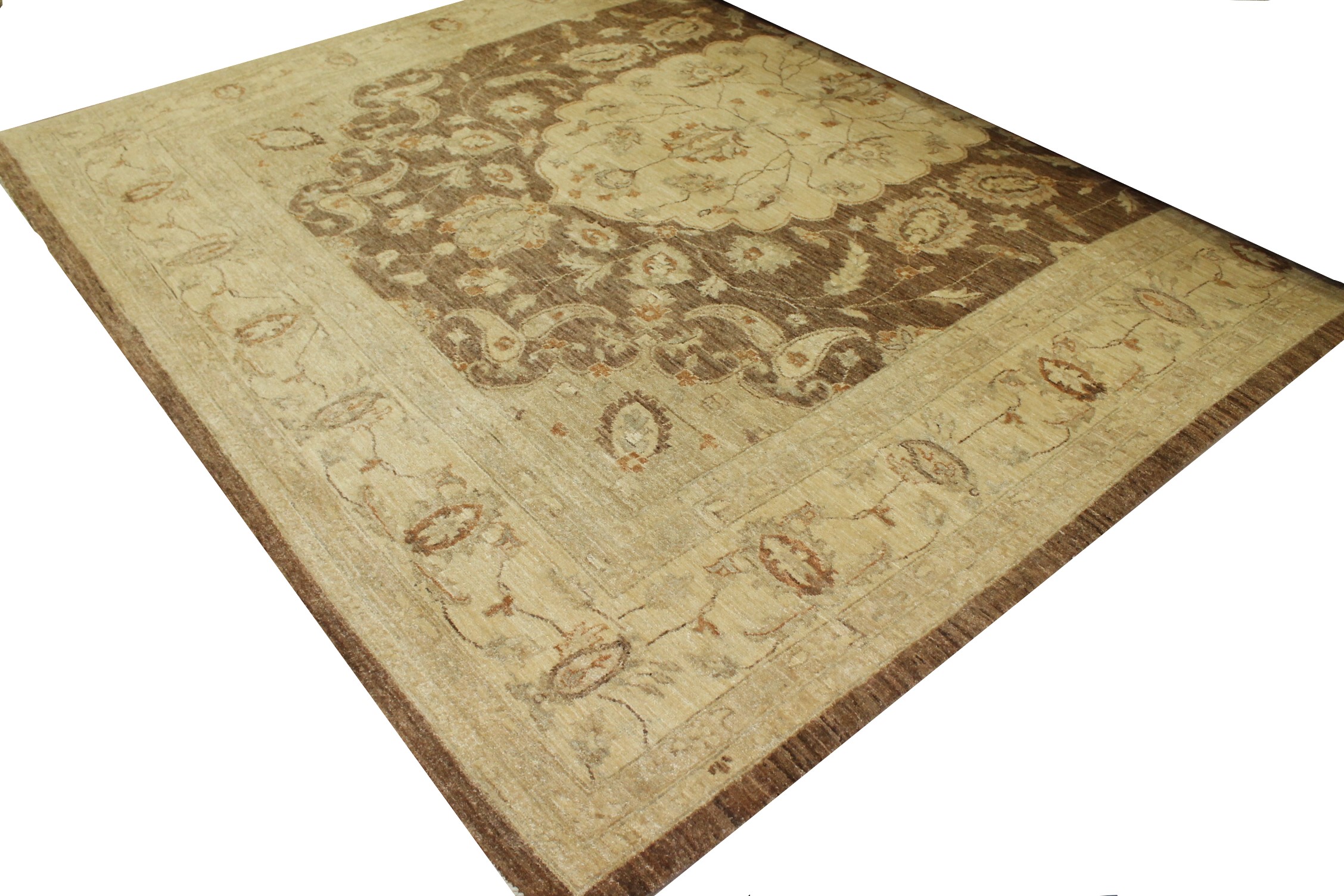 8x10 Peshawar Hand Knotted Wool Area Rug - MR10609