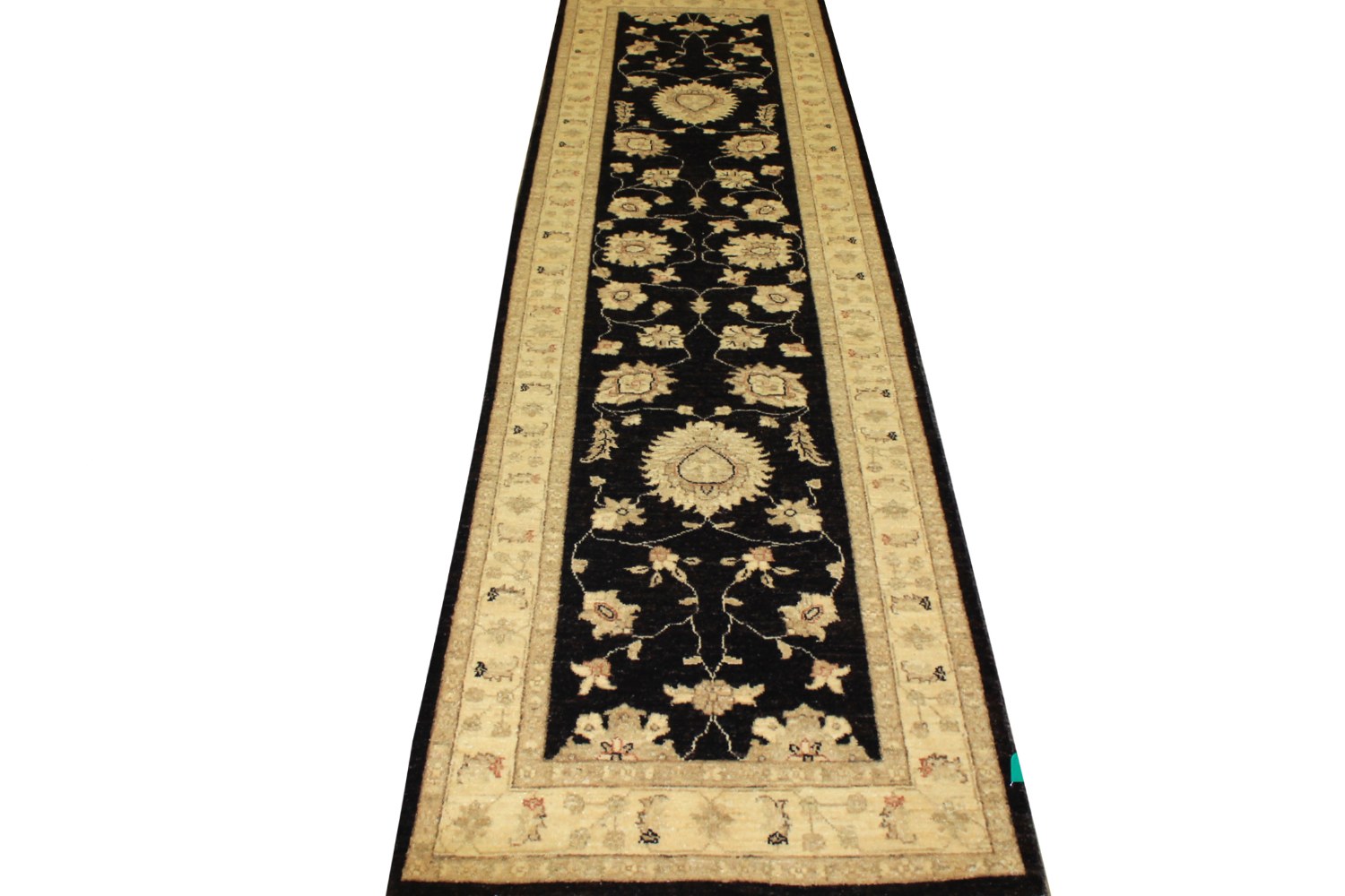 10 ft. Runner Peshawar Hand Knotted Wool Area Rug - MR10640