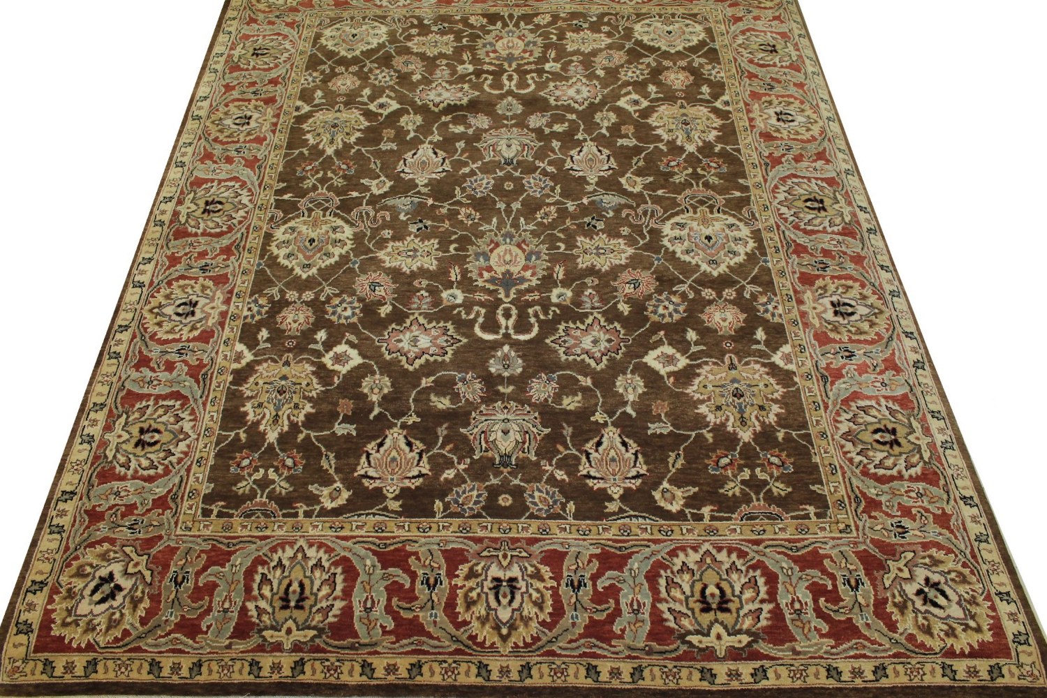 8x10 Traditional Hand Knotted Wool Area Rug - MR10871