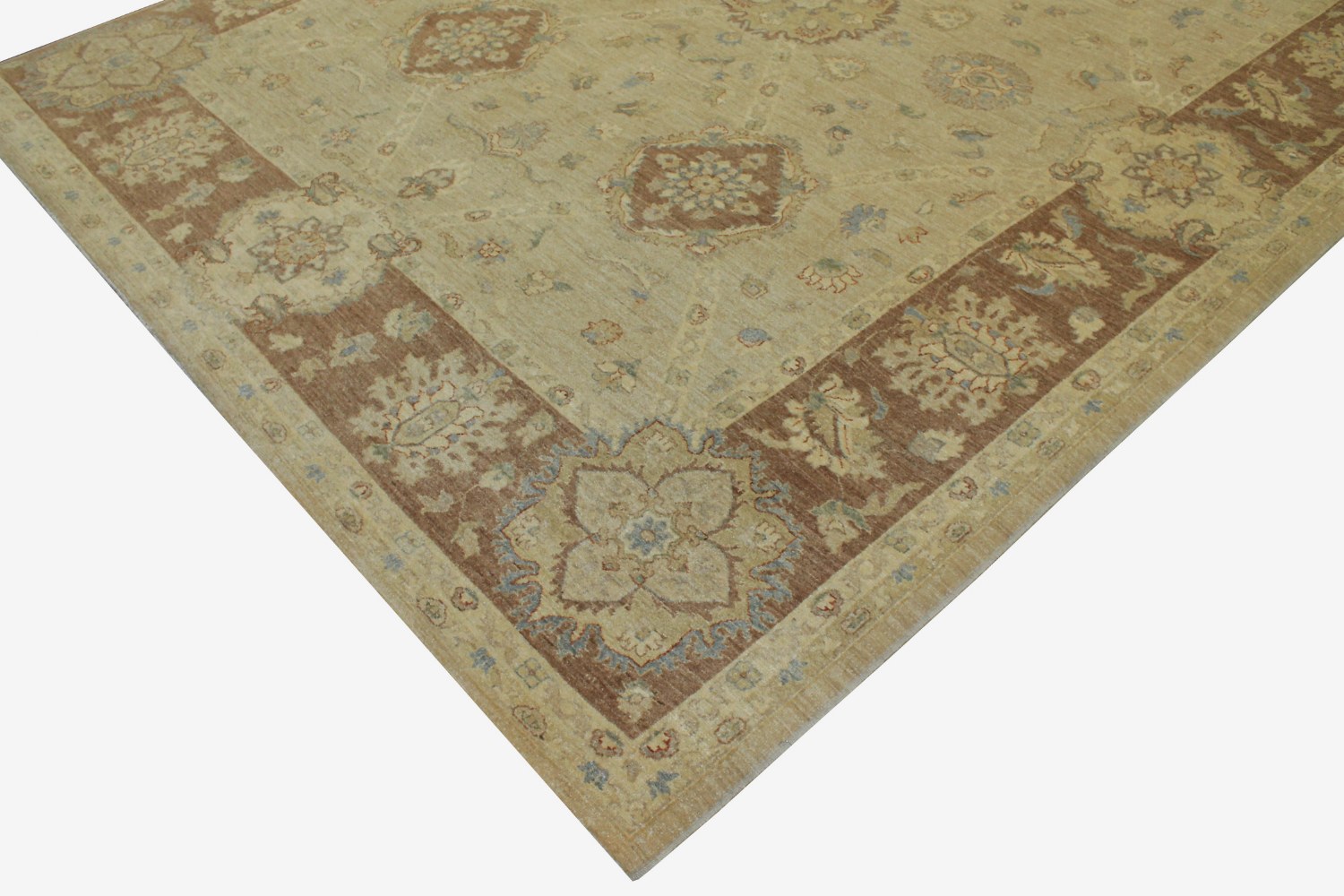 9x12 Peshawar Hand Knotted Wool Area Rug - MR11077