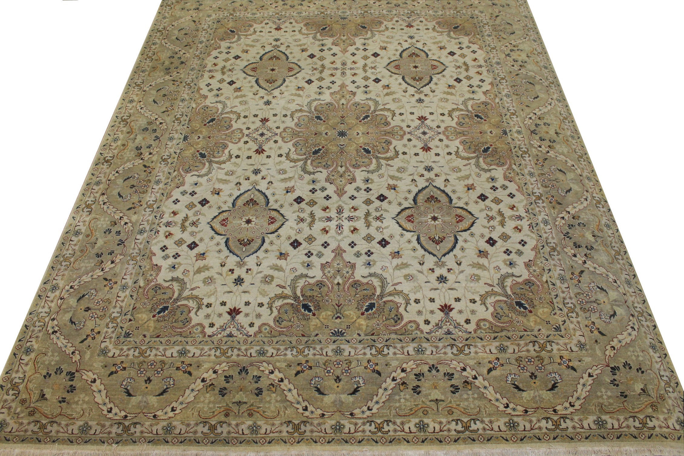 8x10 Traditional Hand Knotted Wool Area Rug - MR11174