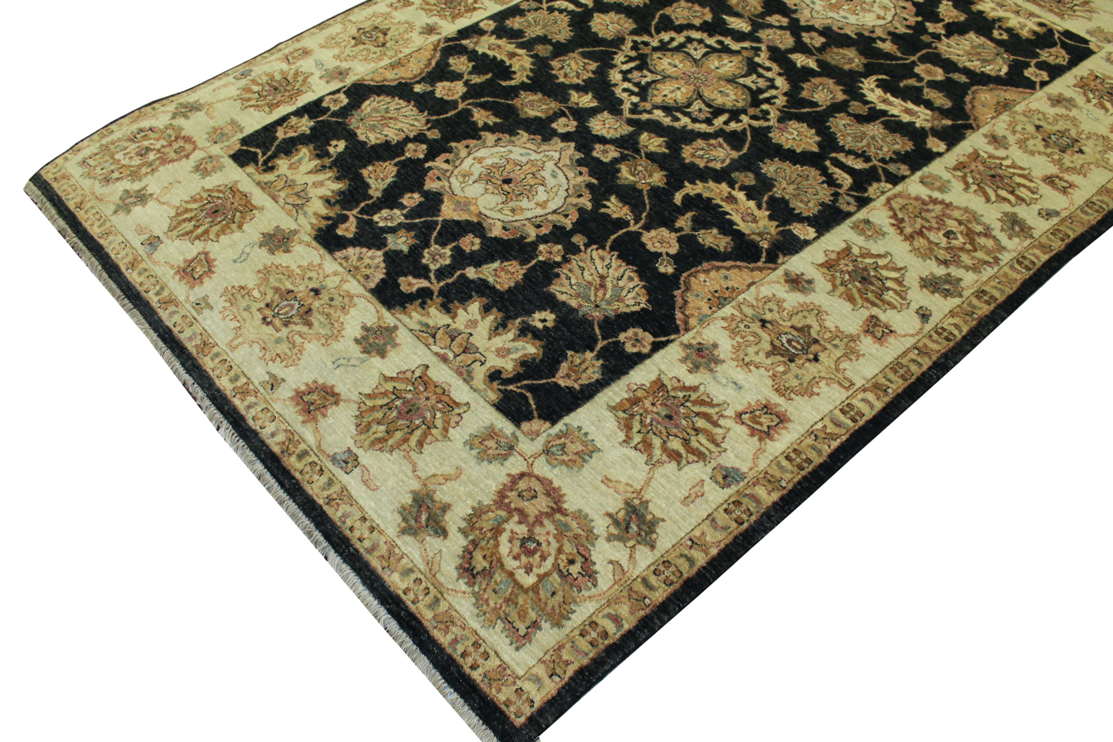 6x9 Traditional Hand Knotted Wool Area Rug - MR11370