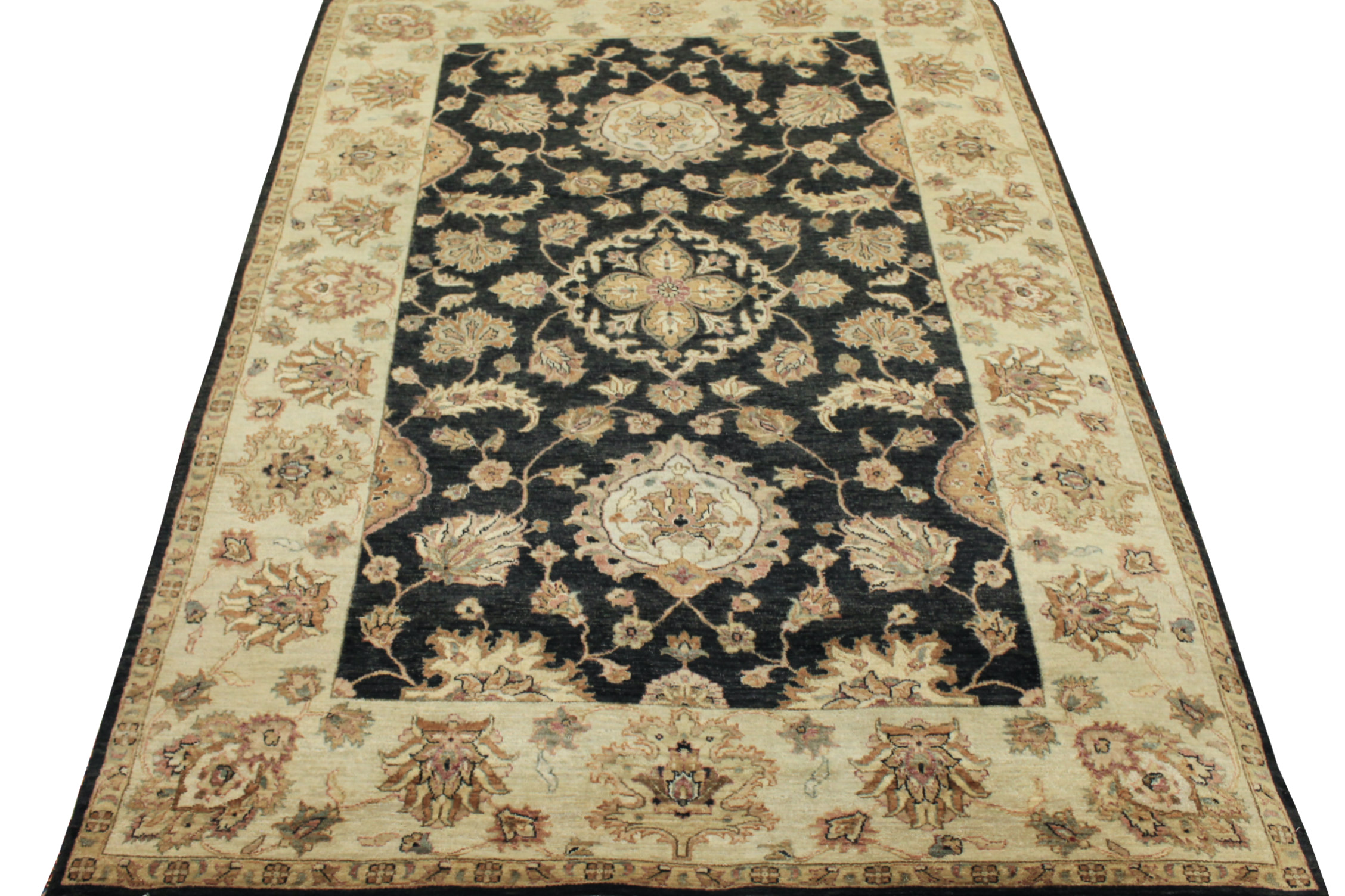 6x9 Traditional Hand Knotted Wool Area Rug - MR11370