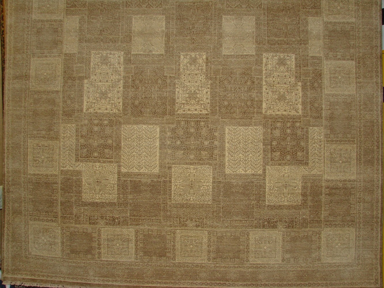 8x10 Contemporary Hand Knotted Wool Area Rug - MR11459