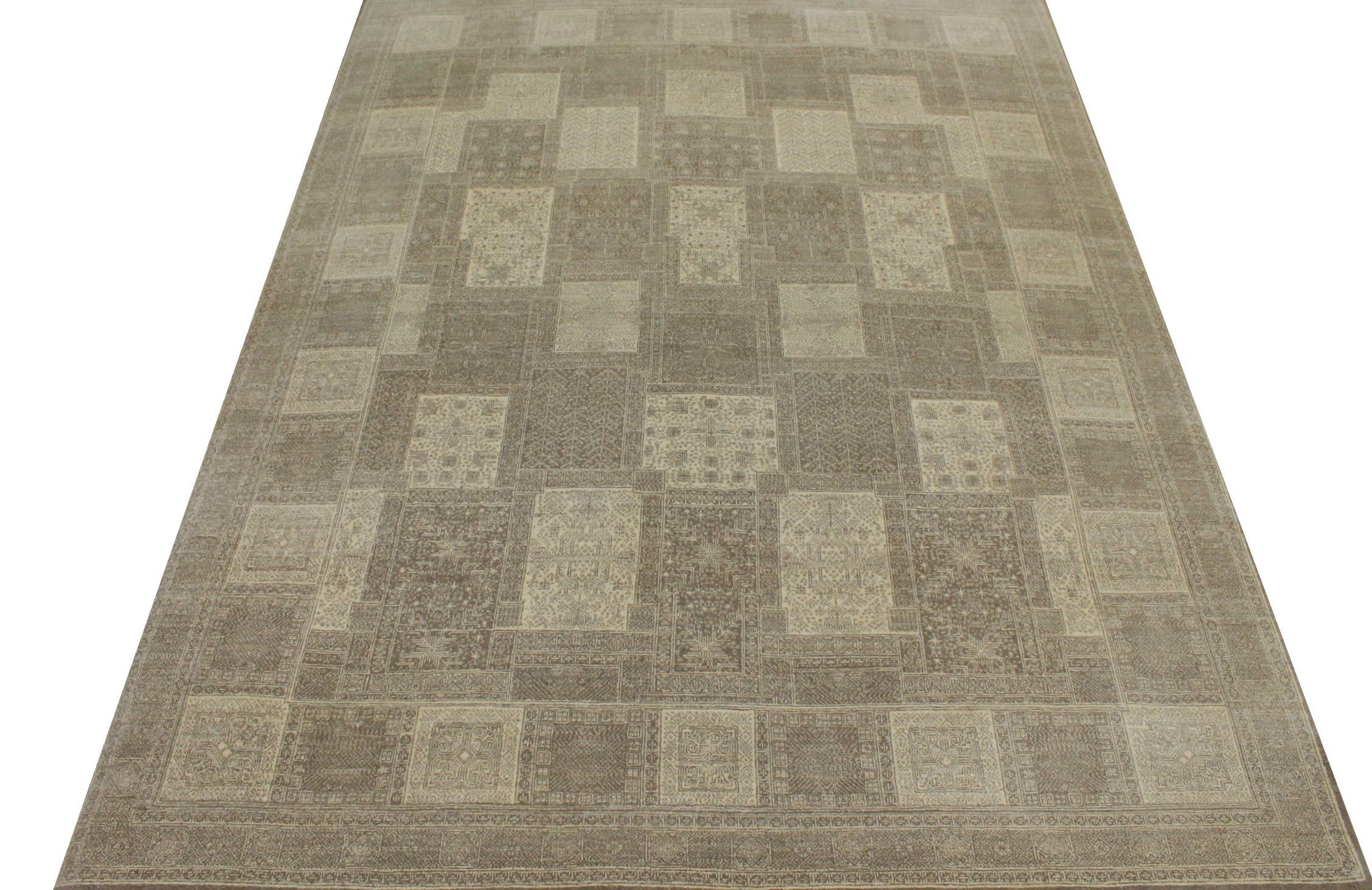 8x10 Contemporary Hand Knotted Wool Area Rug - MR11459