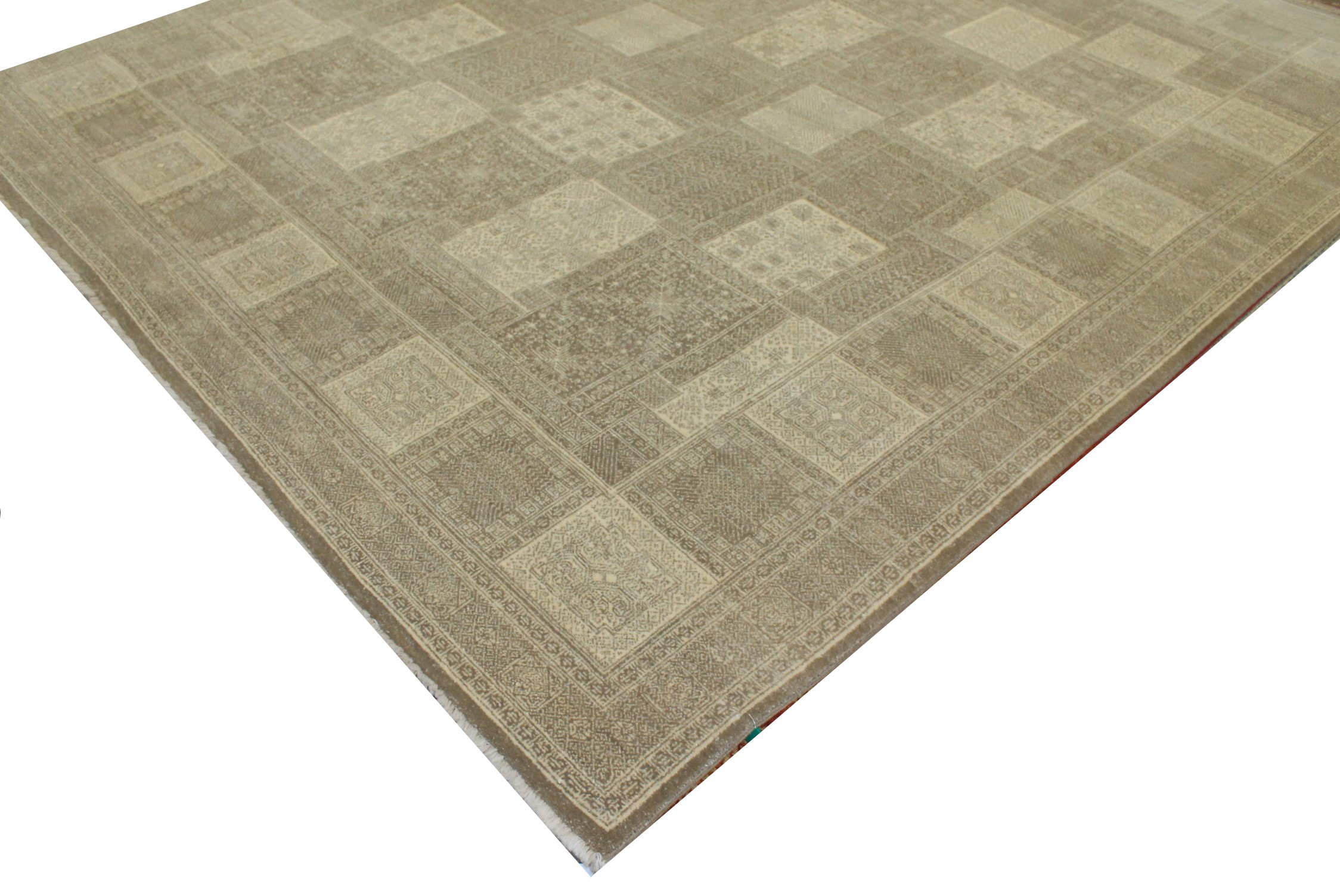 8x10 Contemporary Hand Knotted Wool Area Rug - MR11459