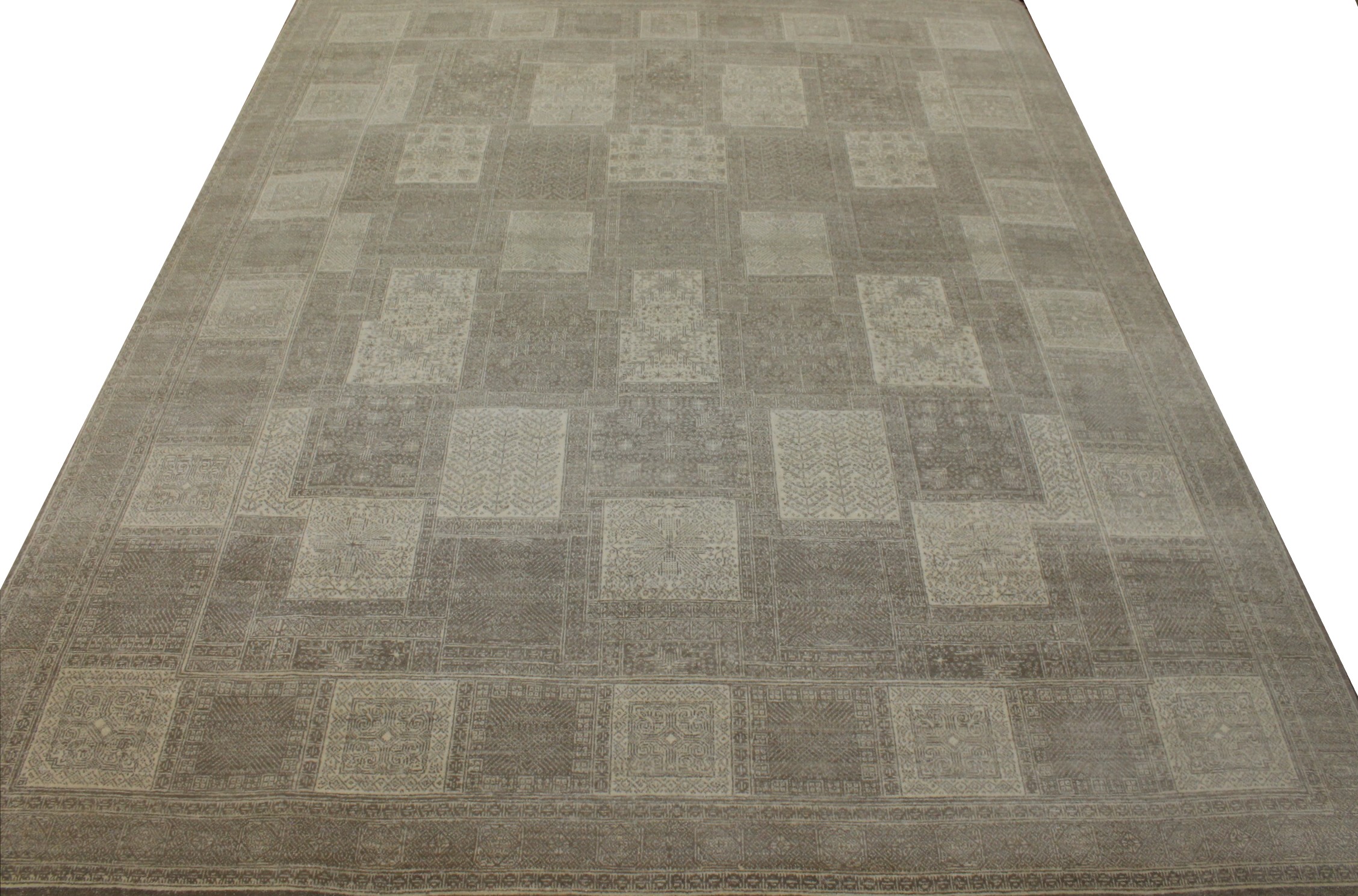 8x10 Contemporary Hand Knotted Wool Area Rug - MR11459