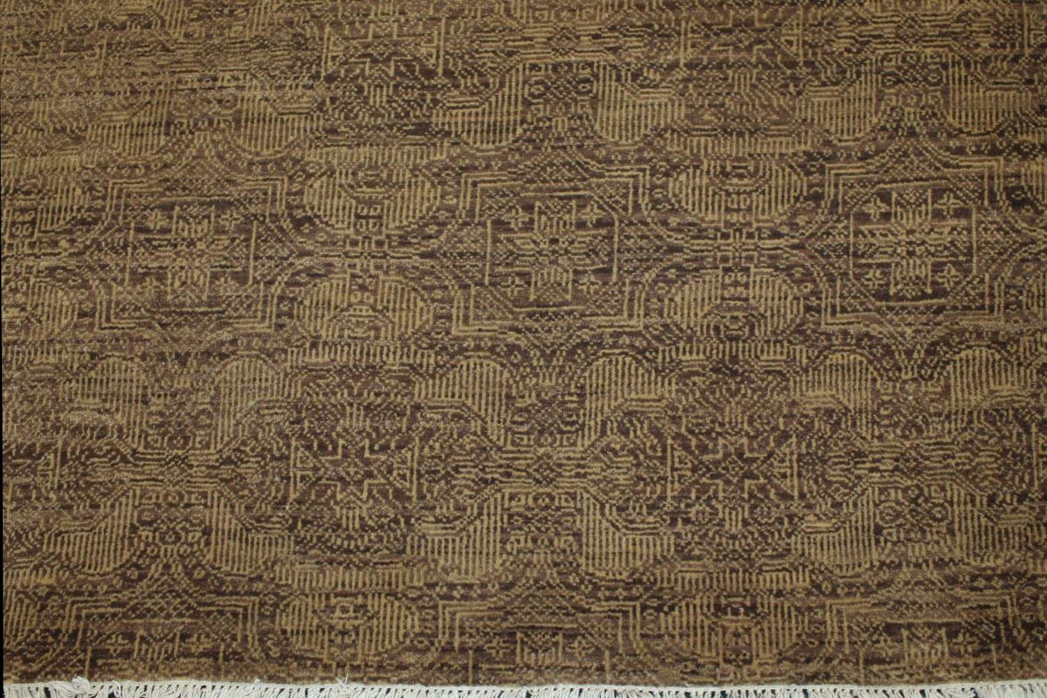 8x10 Contemporary Hand Knotted Wool Area Rug - MR11577