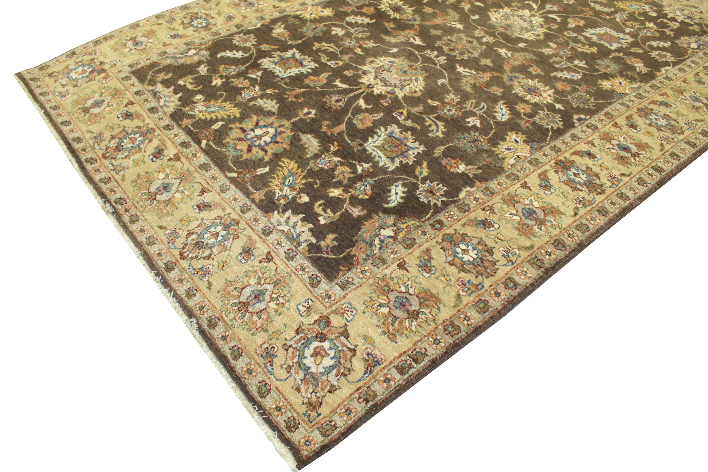 5x7/8 Traditional Hand Knotted Wool Area Rug - MR11688