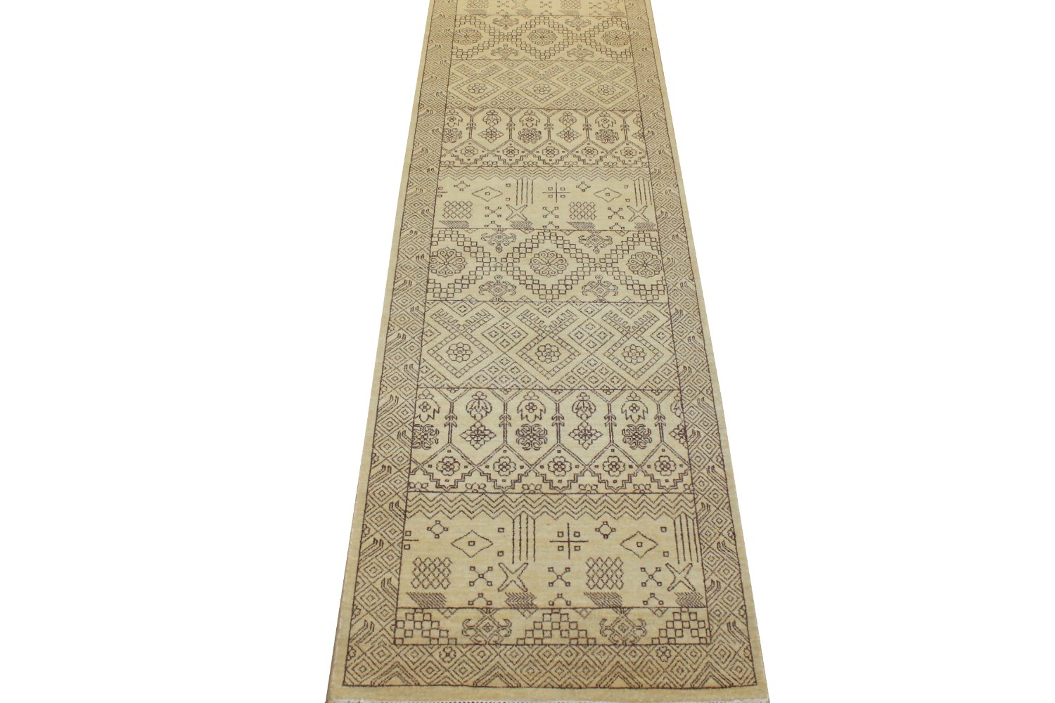 13 ft. & Longer Runner Traditional Hand Knotted Wool Area Rug - MR11740