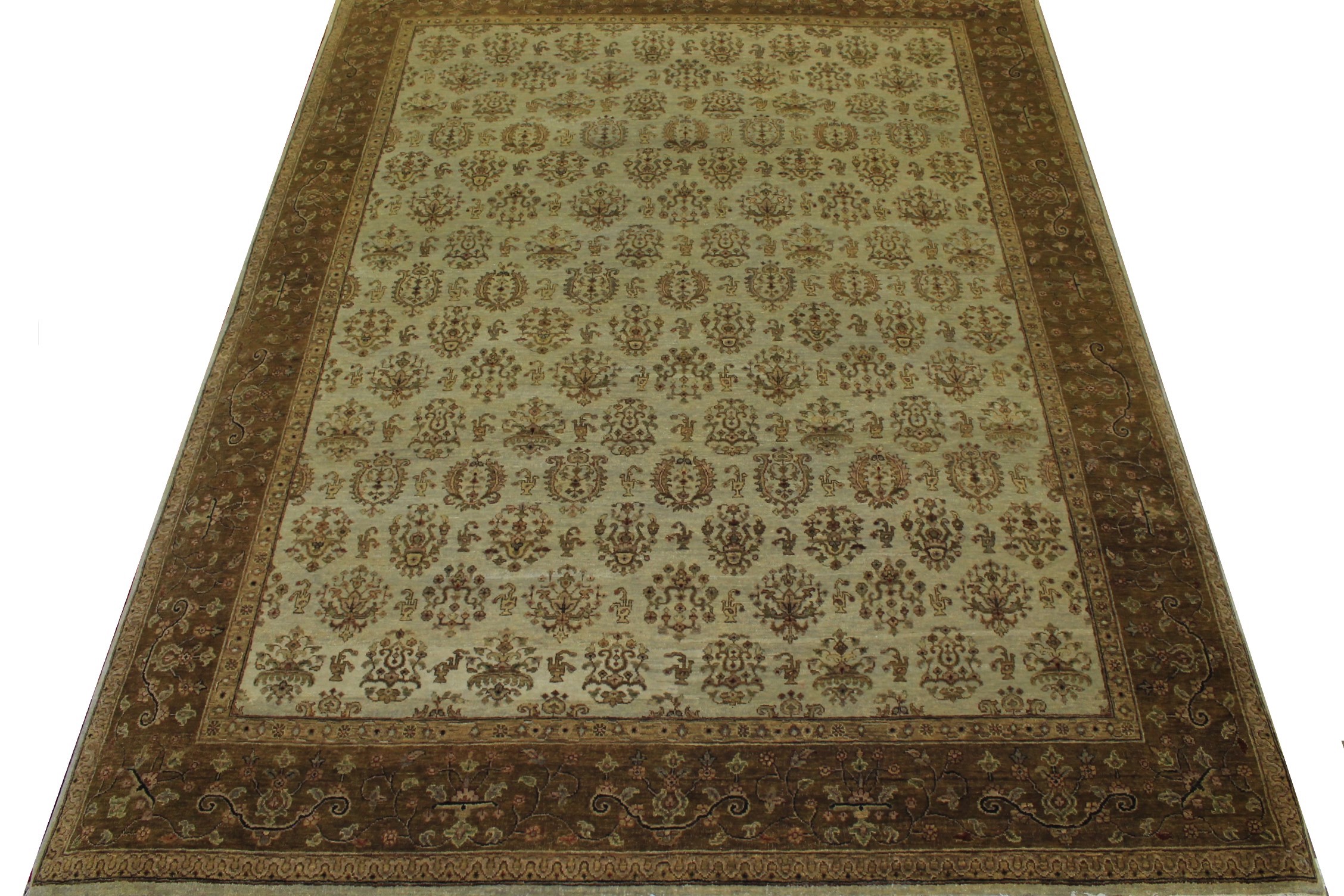 8x10 Antique Revival Hand Knotted Wool Area Rug - MR11764