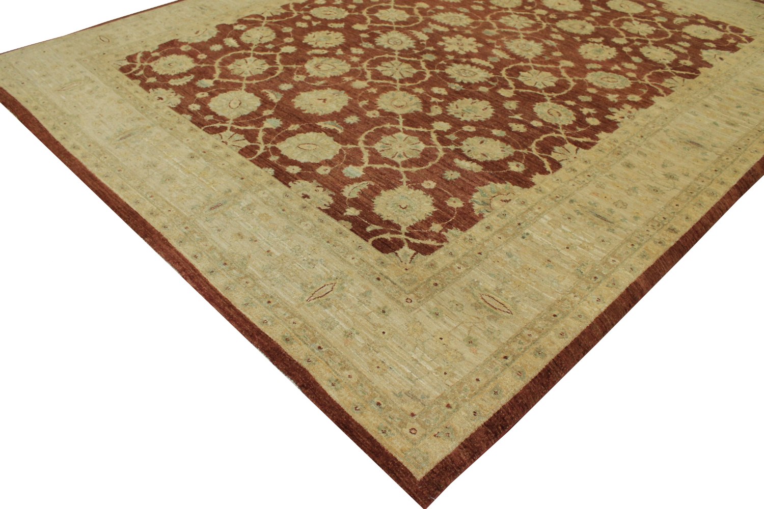 9x12 Peshawar Hand Knotted Wool Area Rug - MR11789