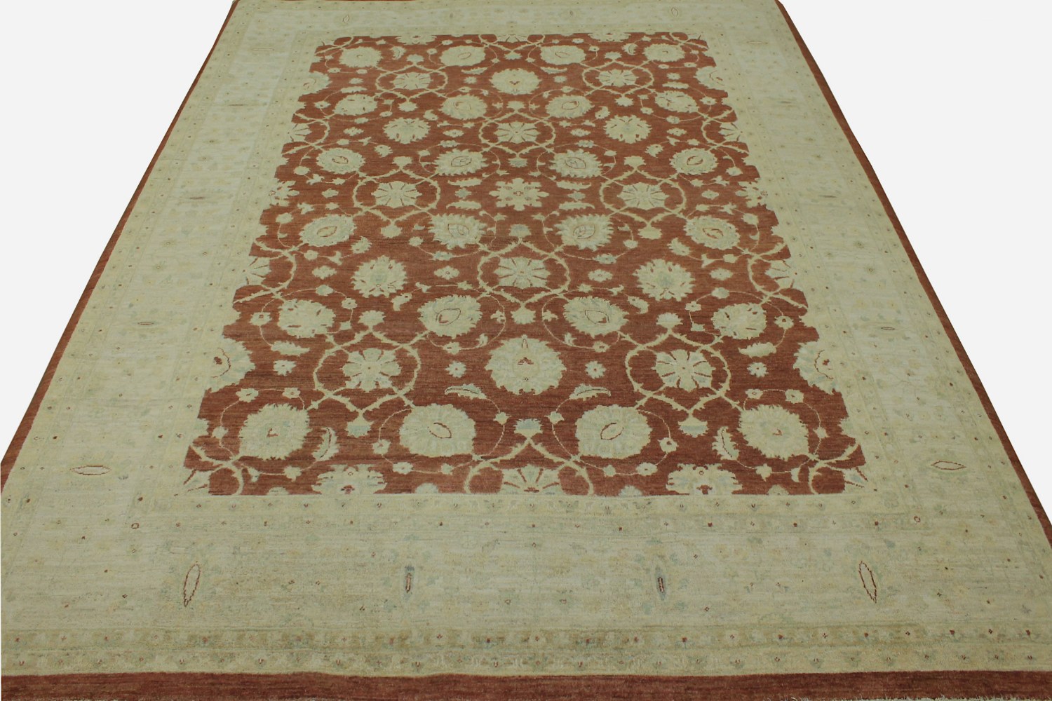 9x12 Peshawar Hand Knotted Wool Area Rug - MR11789