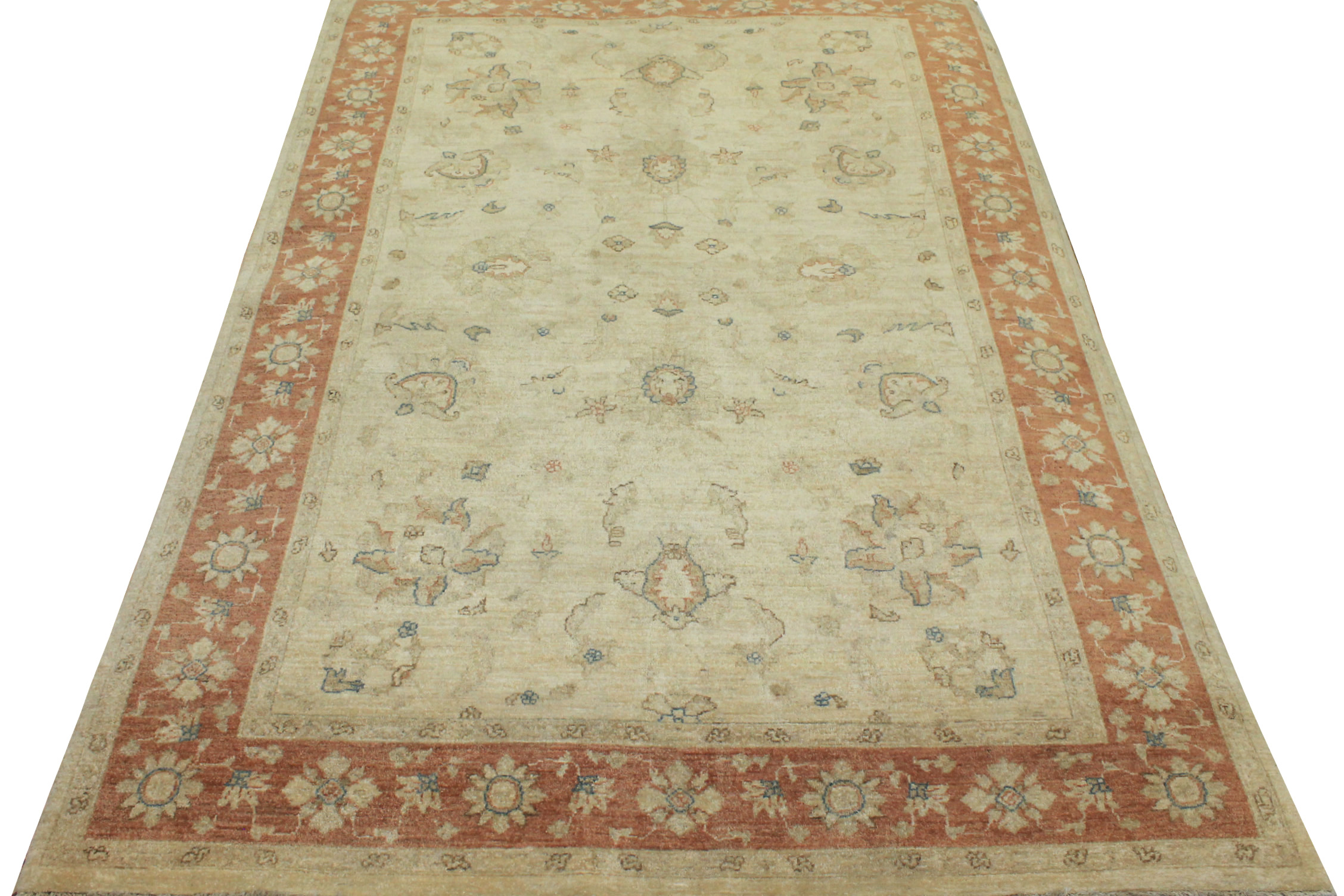 6x9 Peshawar Hand Knotted Wool Area Rug - MR11877