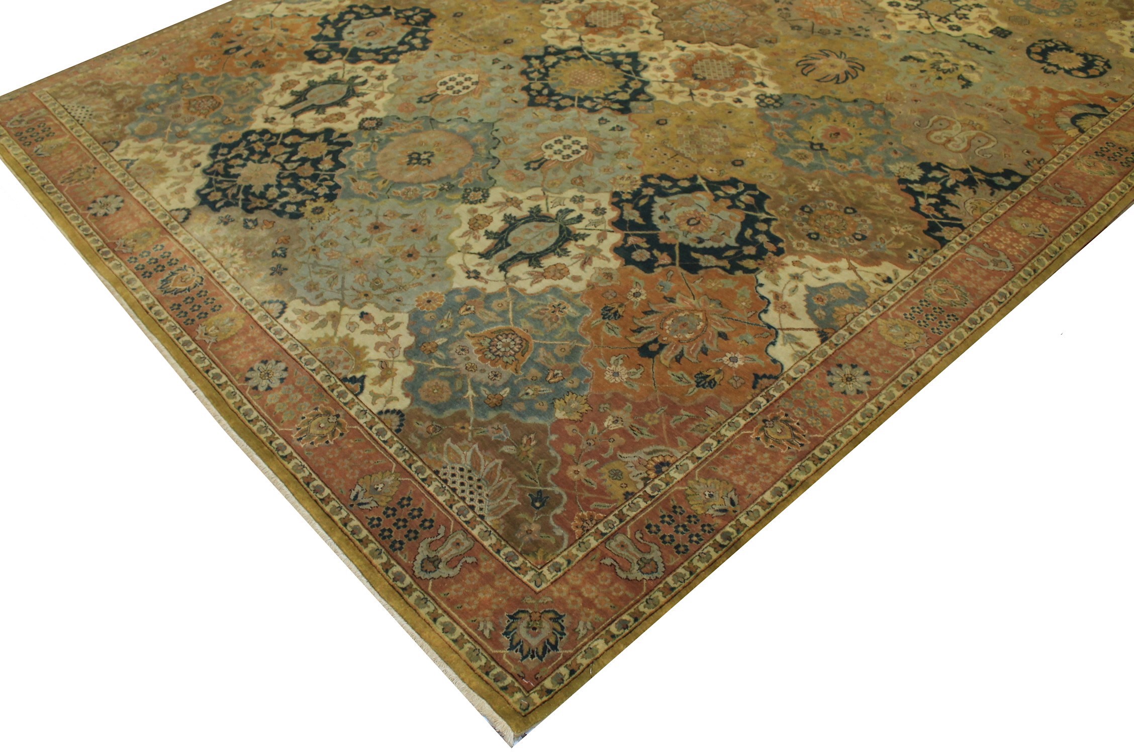 8x10 Antique Revival Hand Knotted Wool Area Rug - MR12083