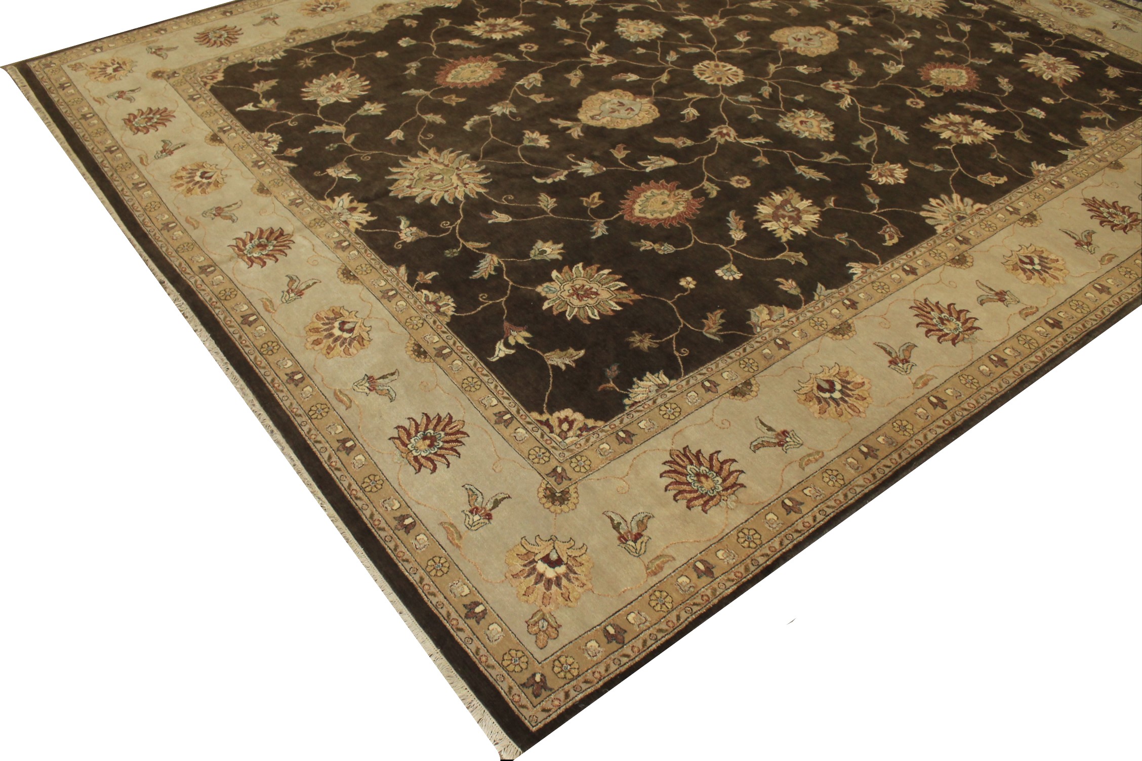 OVERSIZE Traditional Hand Knotted Wool Area Rug - MR12221