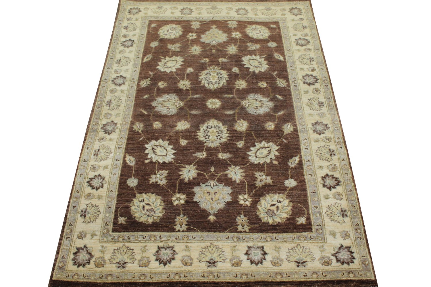 4x6 Traditional Hand Knotted Wool Area Rug - MR12236