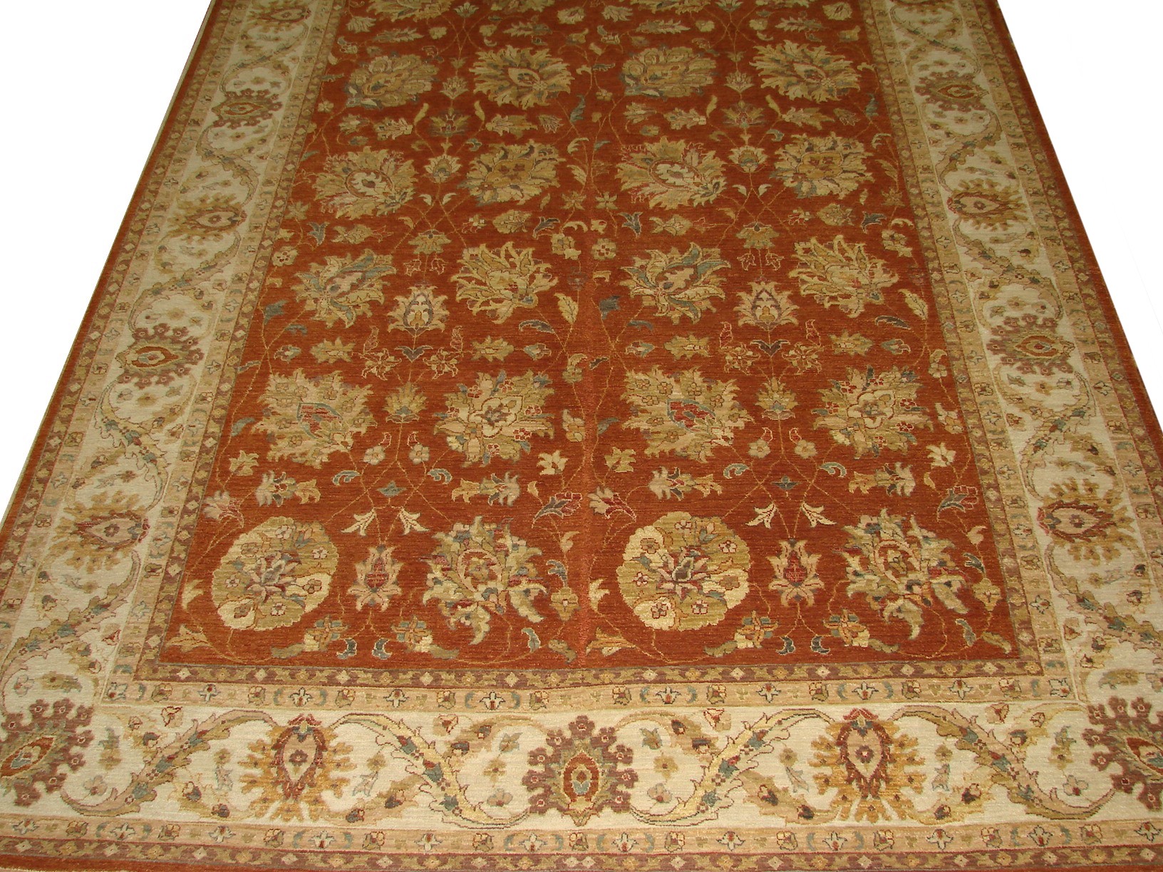 9x12 Traditional Hand Knotted Wool Area Rug - MR12268