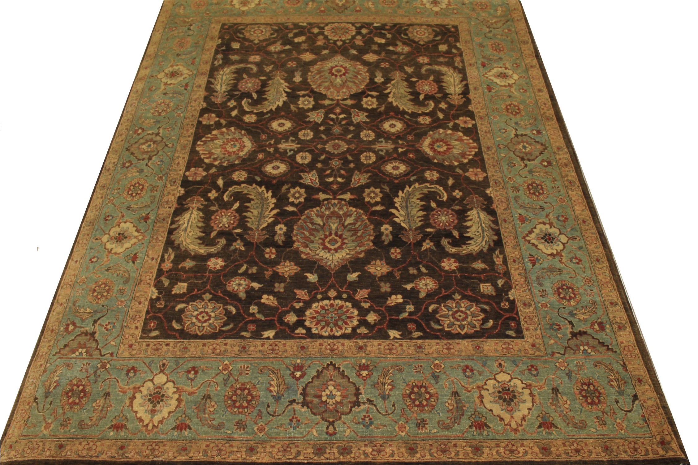 8x10 Antique Revival Hand Knotted Wool Area Rug - MR12345