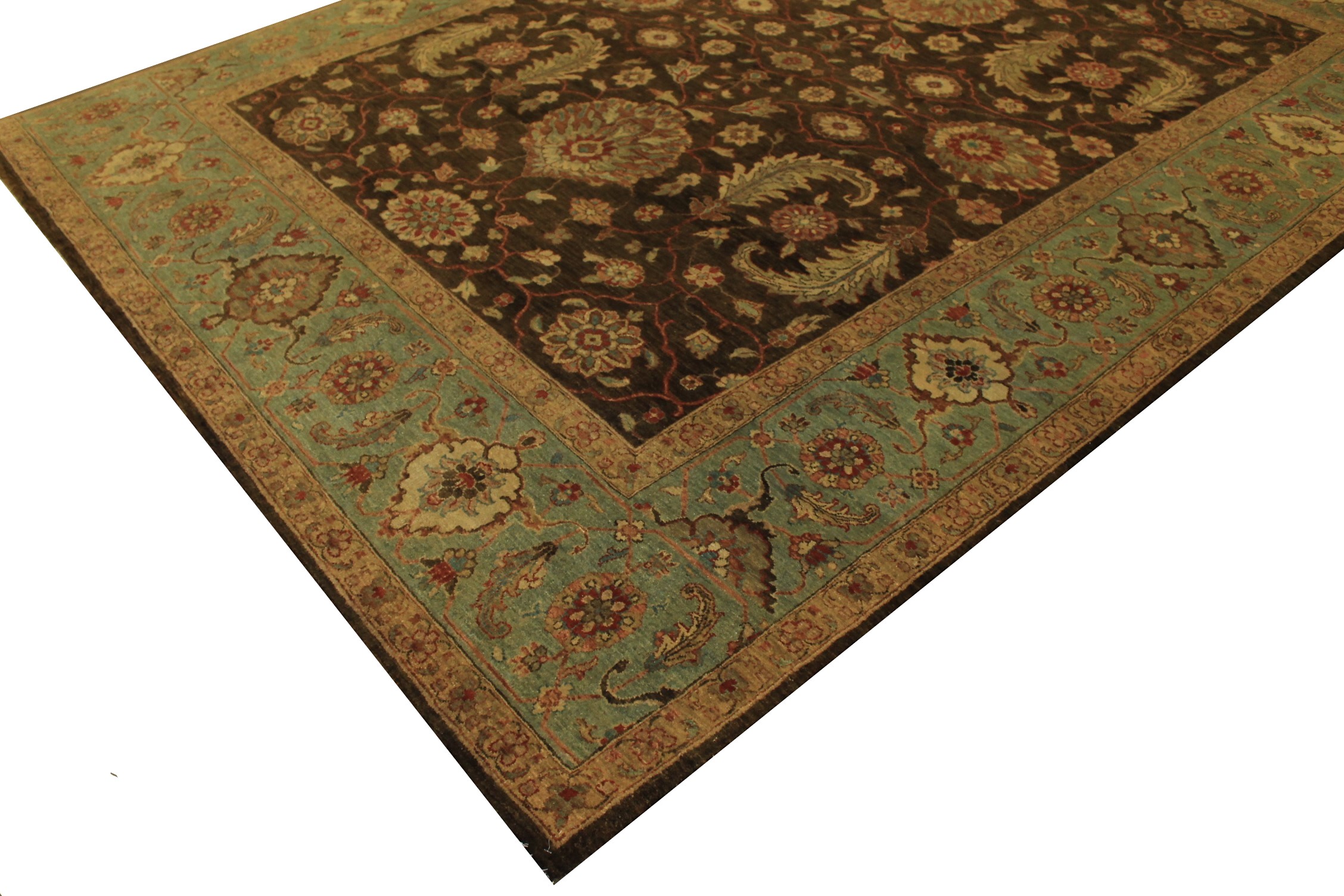 8x10 Antique Revival Hand Knotted Wool Area Rug - MR12345
