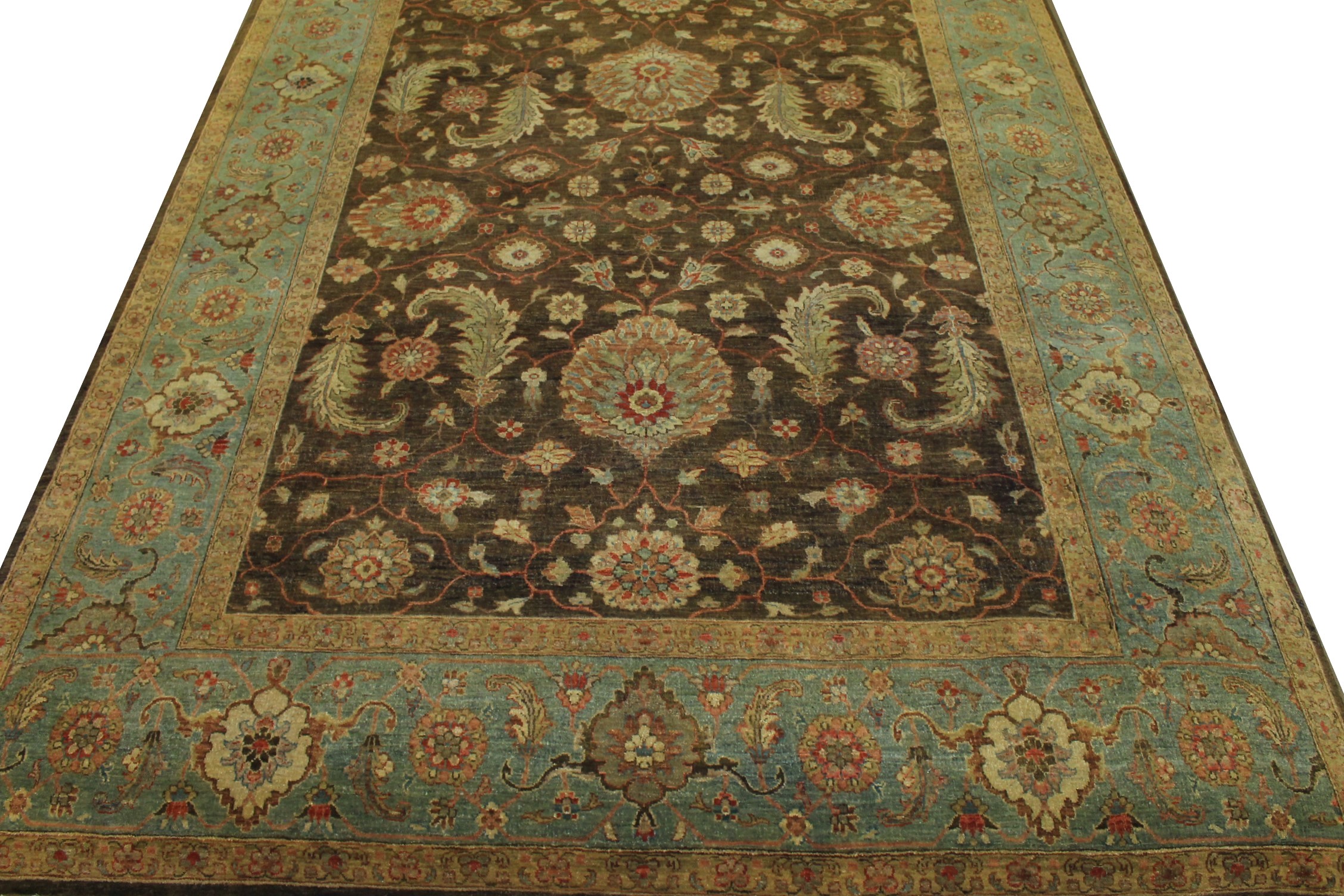 8x10 Antique Revival Hand Knotted Wool Area Rug - MR12345