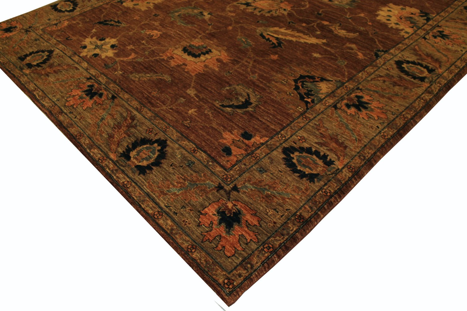 9x12 Antique Revival Hand Knotted Wool Area Rug - MR12409