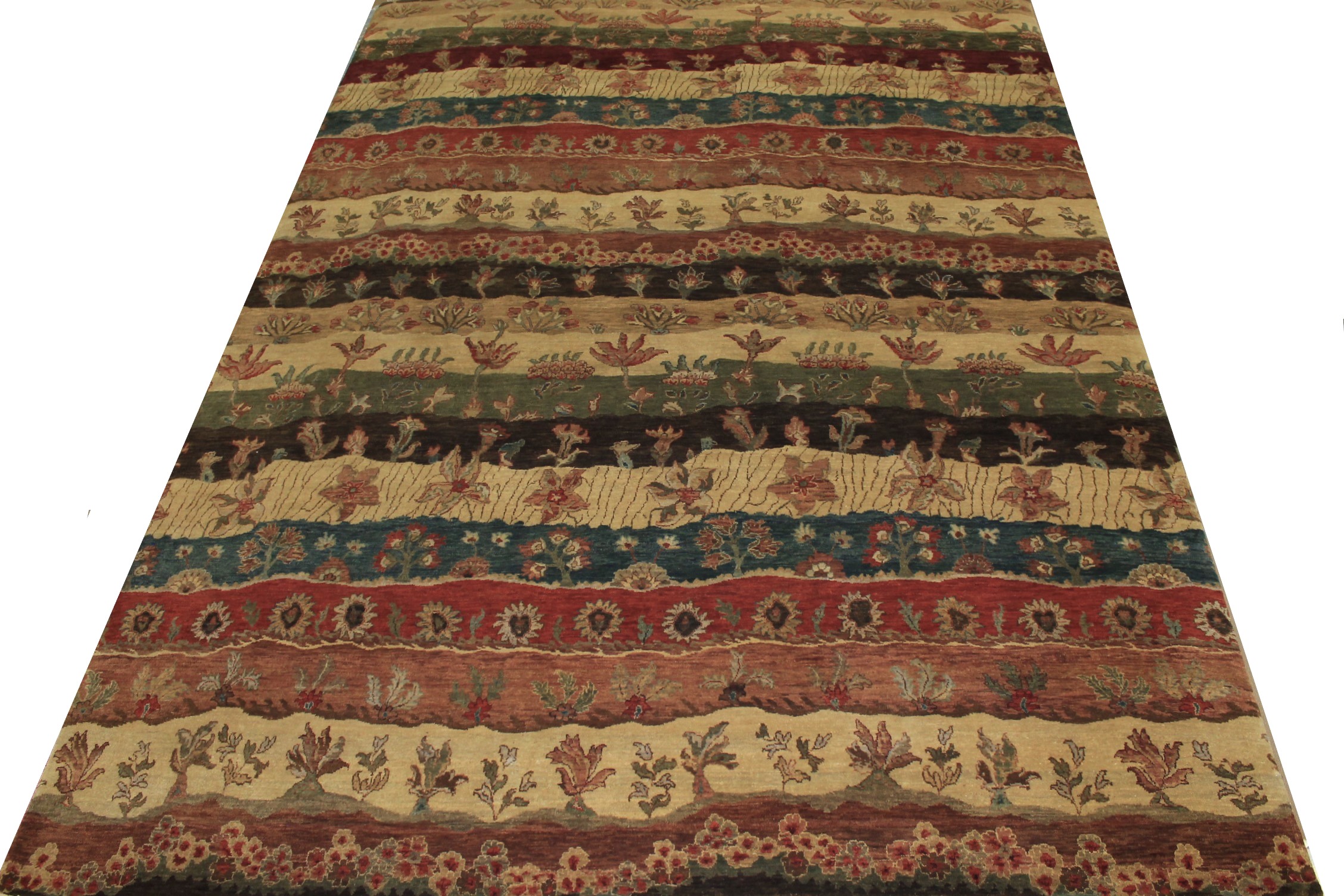 9x12 Antique Revival Hand Knotted Wool Area Rug - MR12903