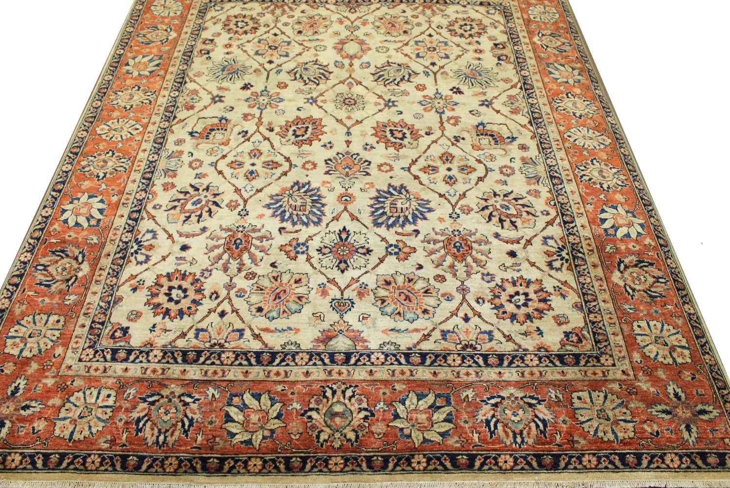 8x10 Peshawar Hand Knotted Wool Area Rug - MR13038