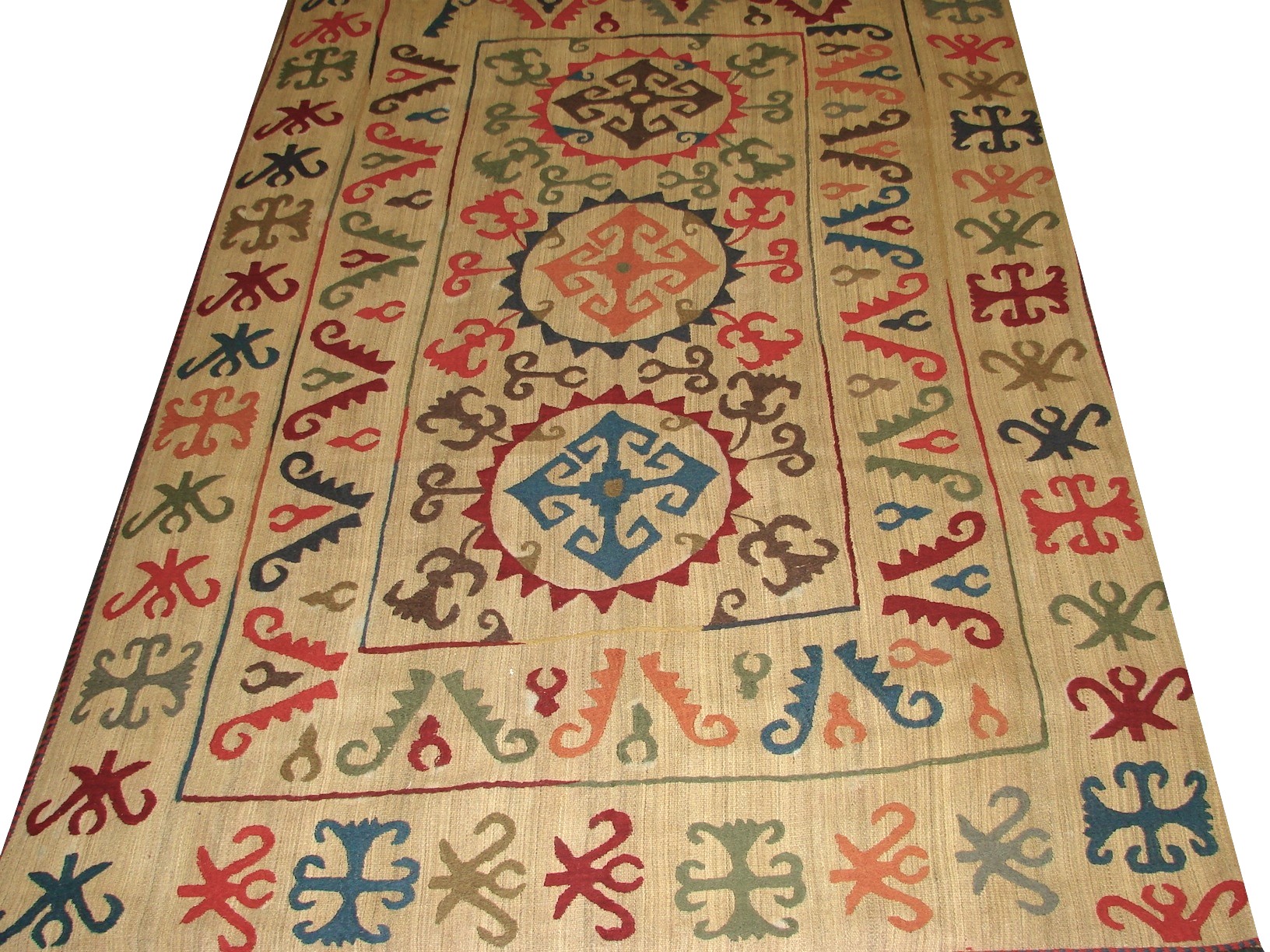 6x9 Flat Weave Hand Knotted Wool Area Rug - MR13179