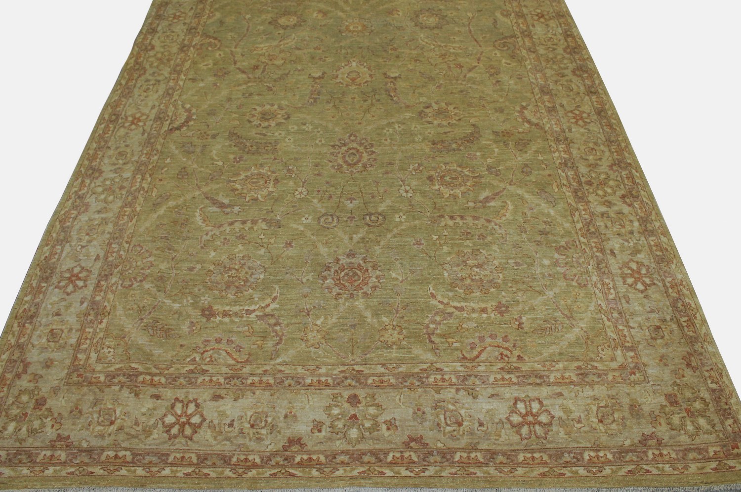 9x12 Peshawar Hand Knotted Wool Area Rug - MR13196