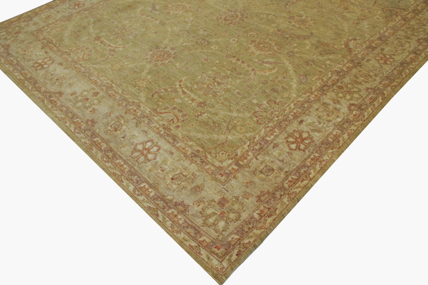 9x12 Peshawar Hand Knotted Wool Area Rug - MR13196
