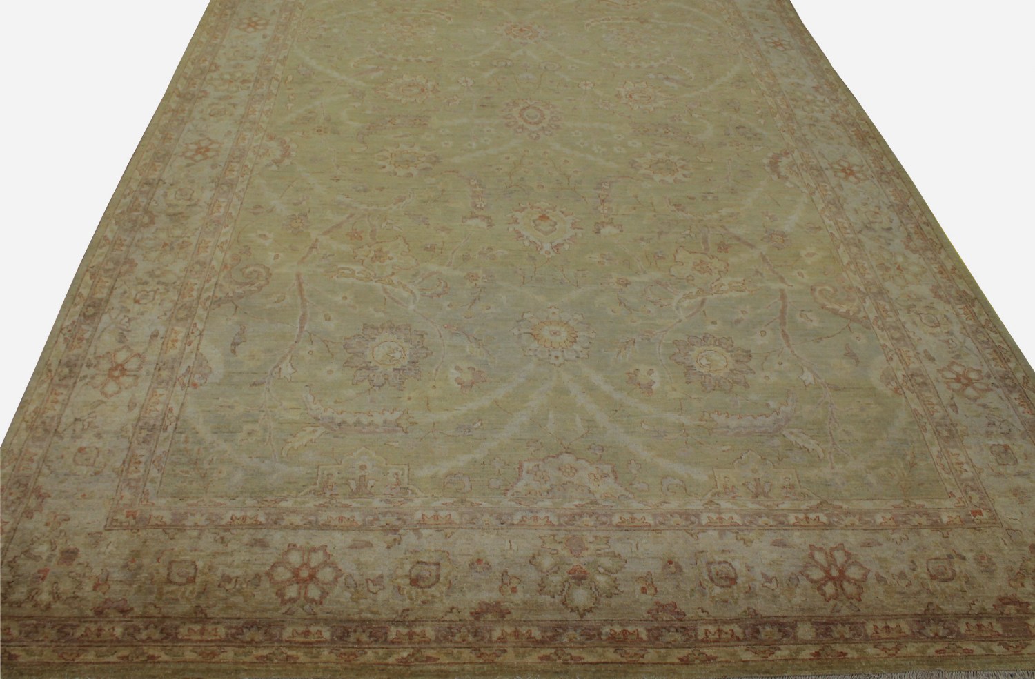 9x12 Peshawar Hand Knotted Wool Area Rug - MR13196