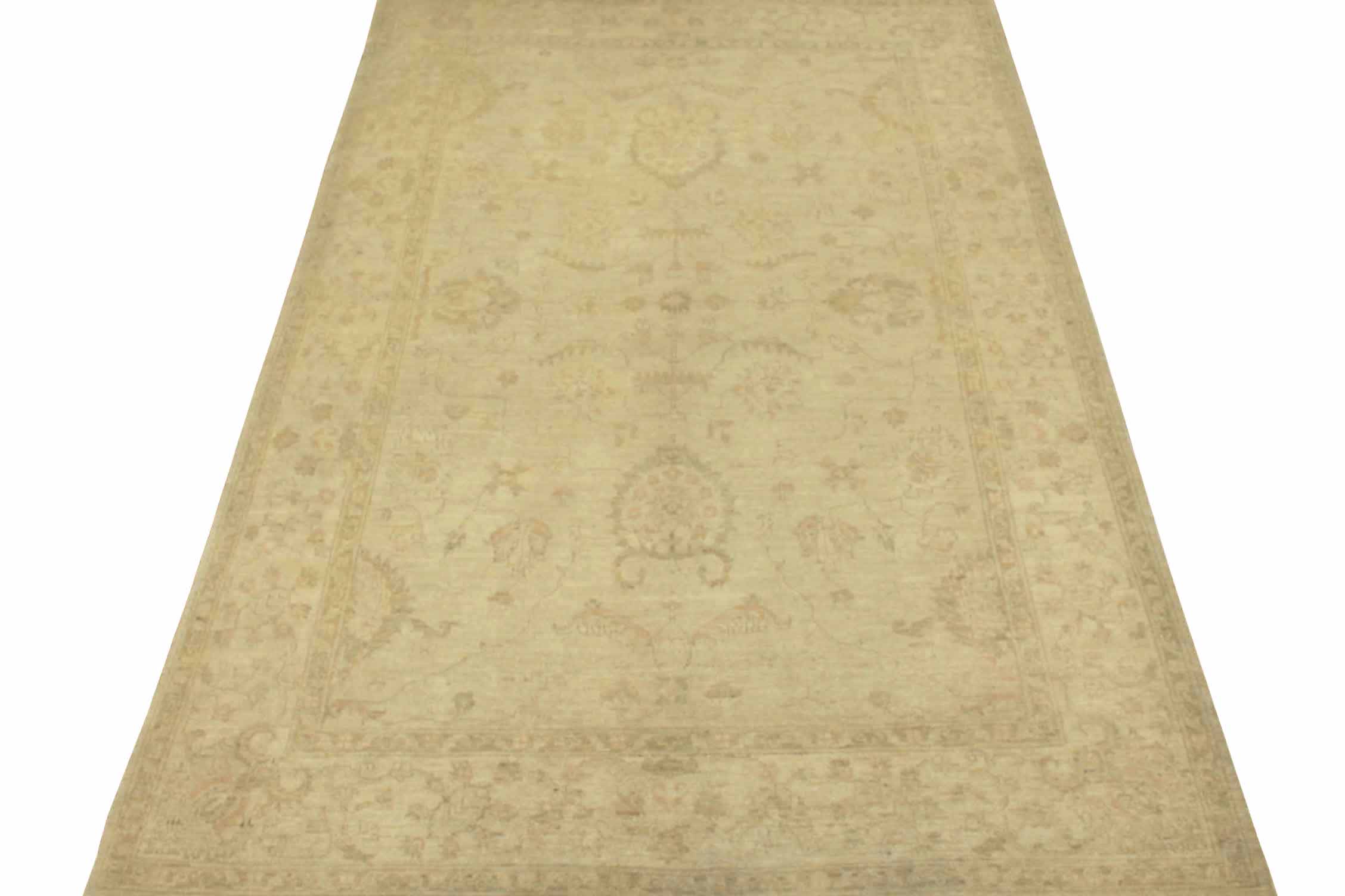 6x9 Peshawar Hand Knotted Wool Area Rug - MR13235