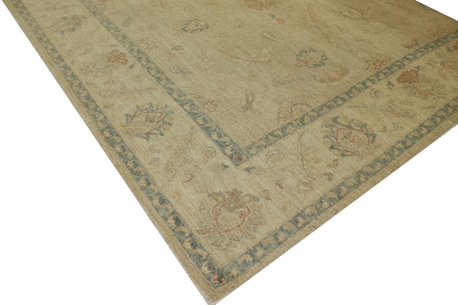 8x10 Peshawar Hand Knotted Wool Area Rug - MR13266