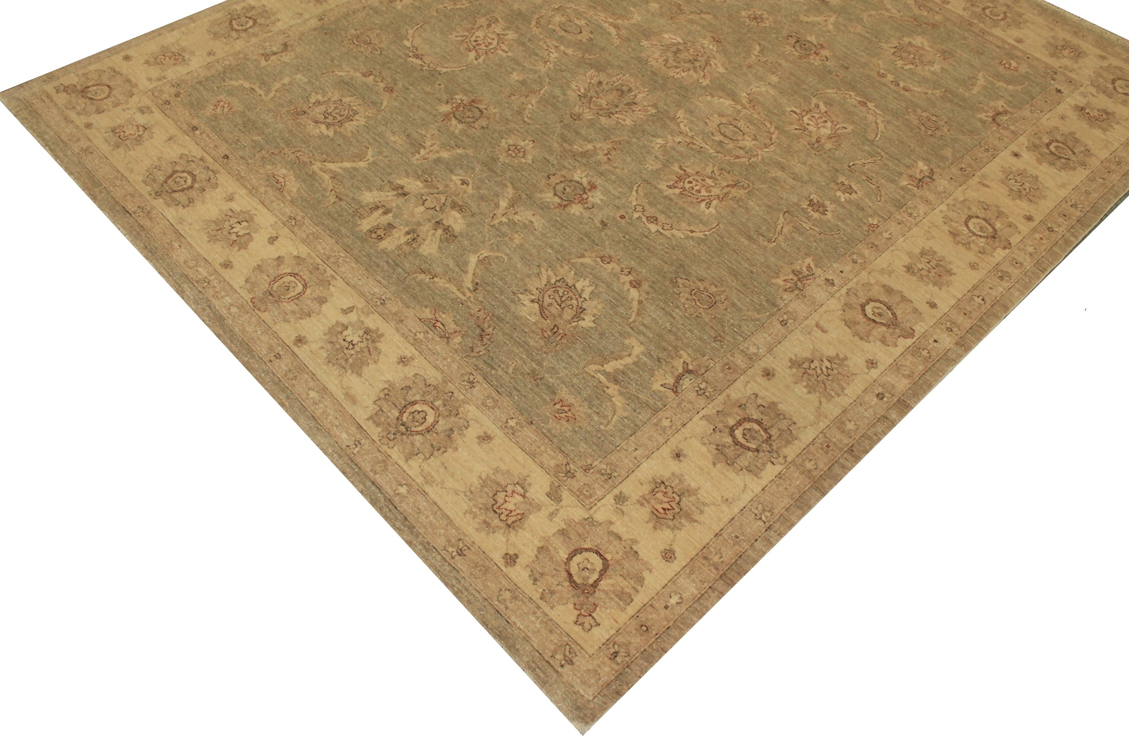 8x10 Peshawar Hand Knotted Wool Area Rug - MR13352