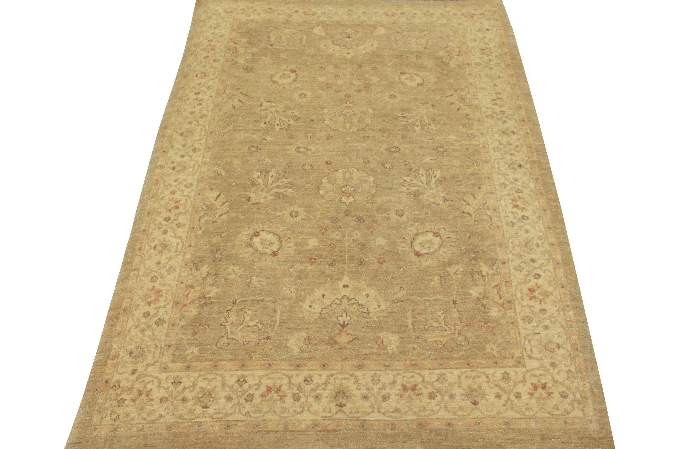 6x9 Peshawar Hand Knotted Wool Area Rug - MR13369