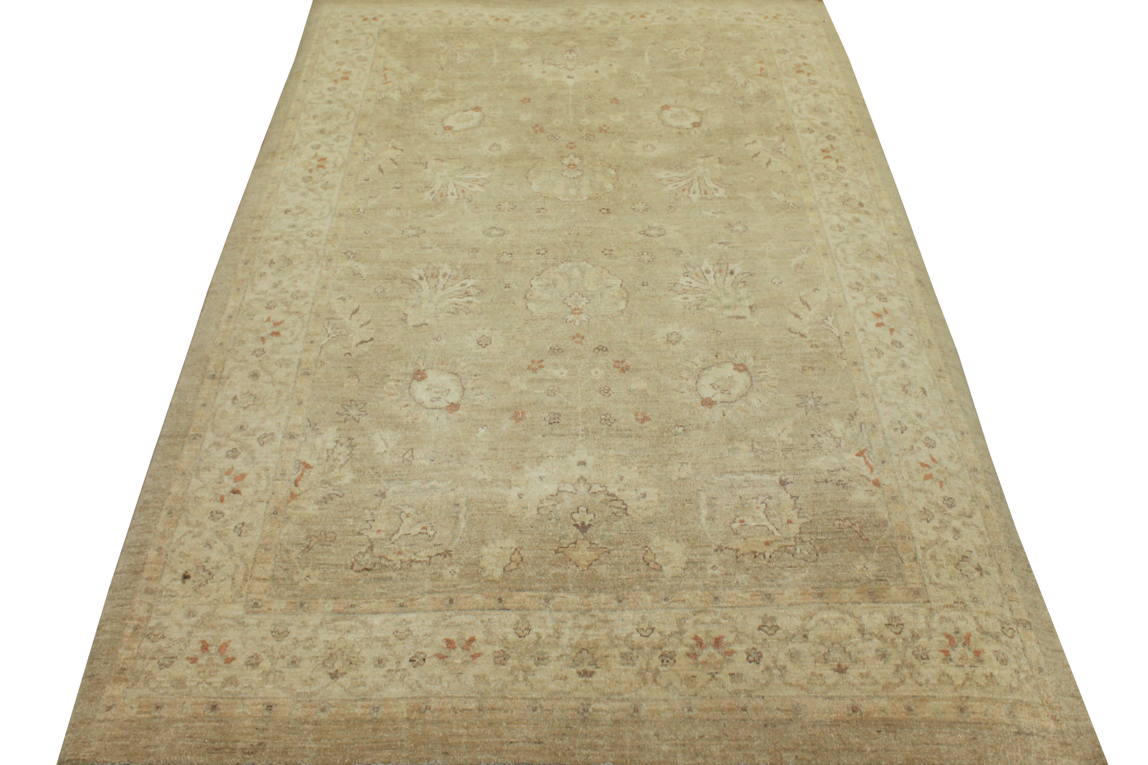 6x9 Peshawar Hand Knotted Wool Area Rug - MR13369