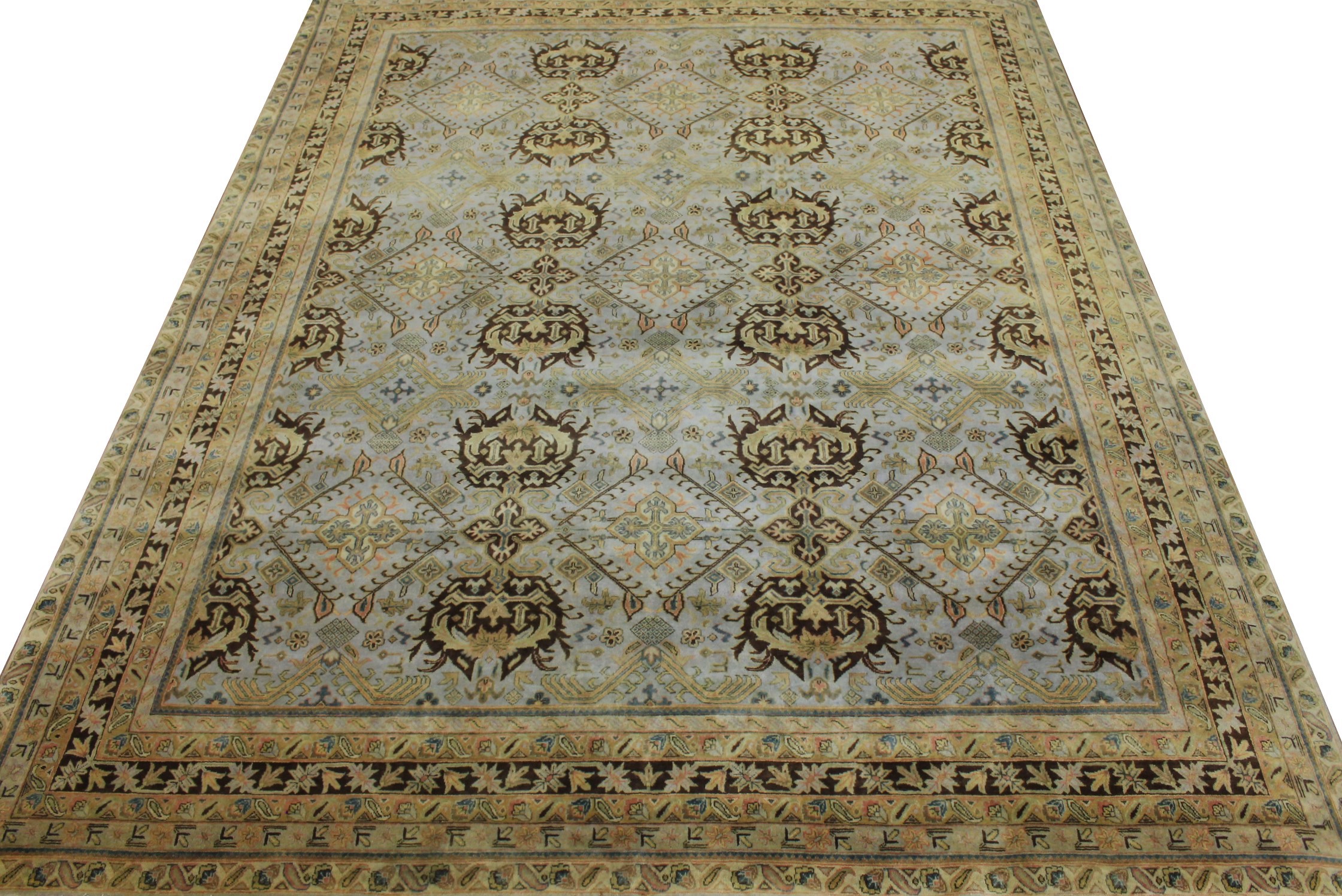 8x10 Antique Revival Hand Knotted Wool Area Rug - MR13418