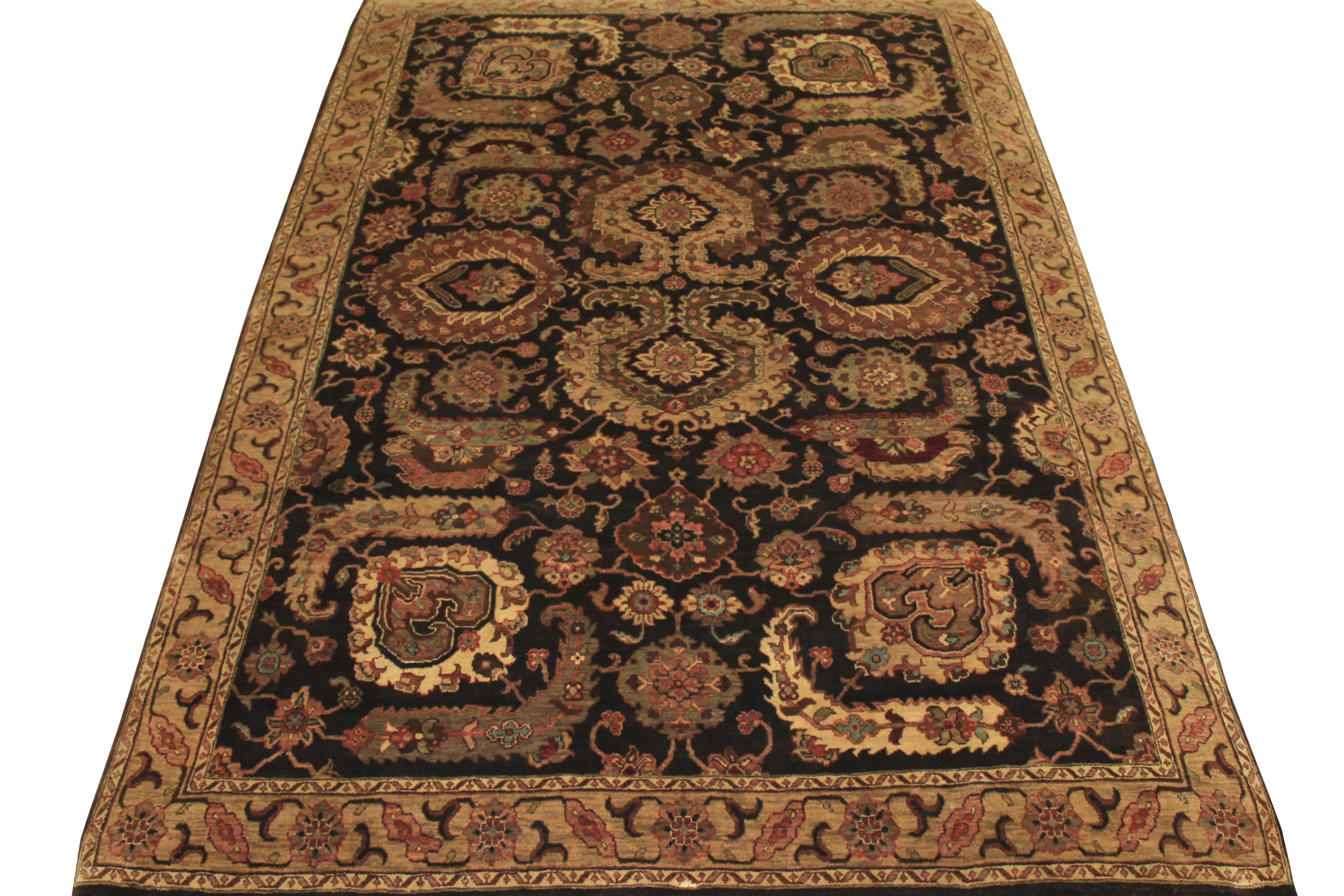 6x9 Antique Revival Hand Knotted Wool Area Rug - MR13425