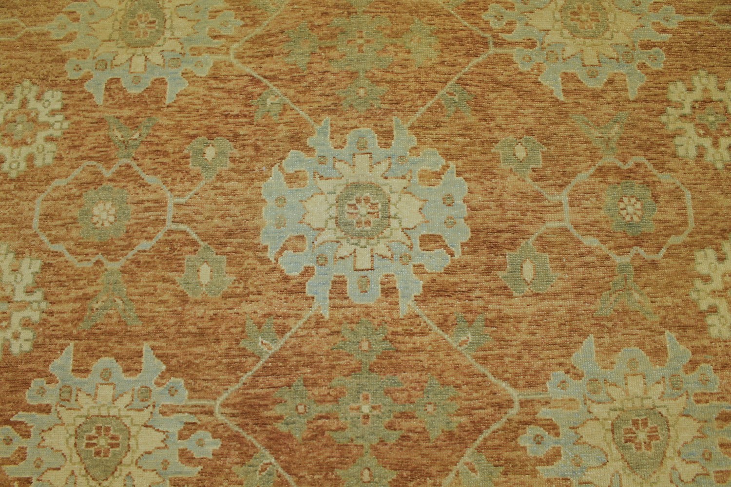 9x12 Oushak Hand Knotted Wool Area Rug - MR13758