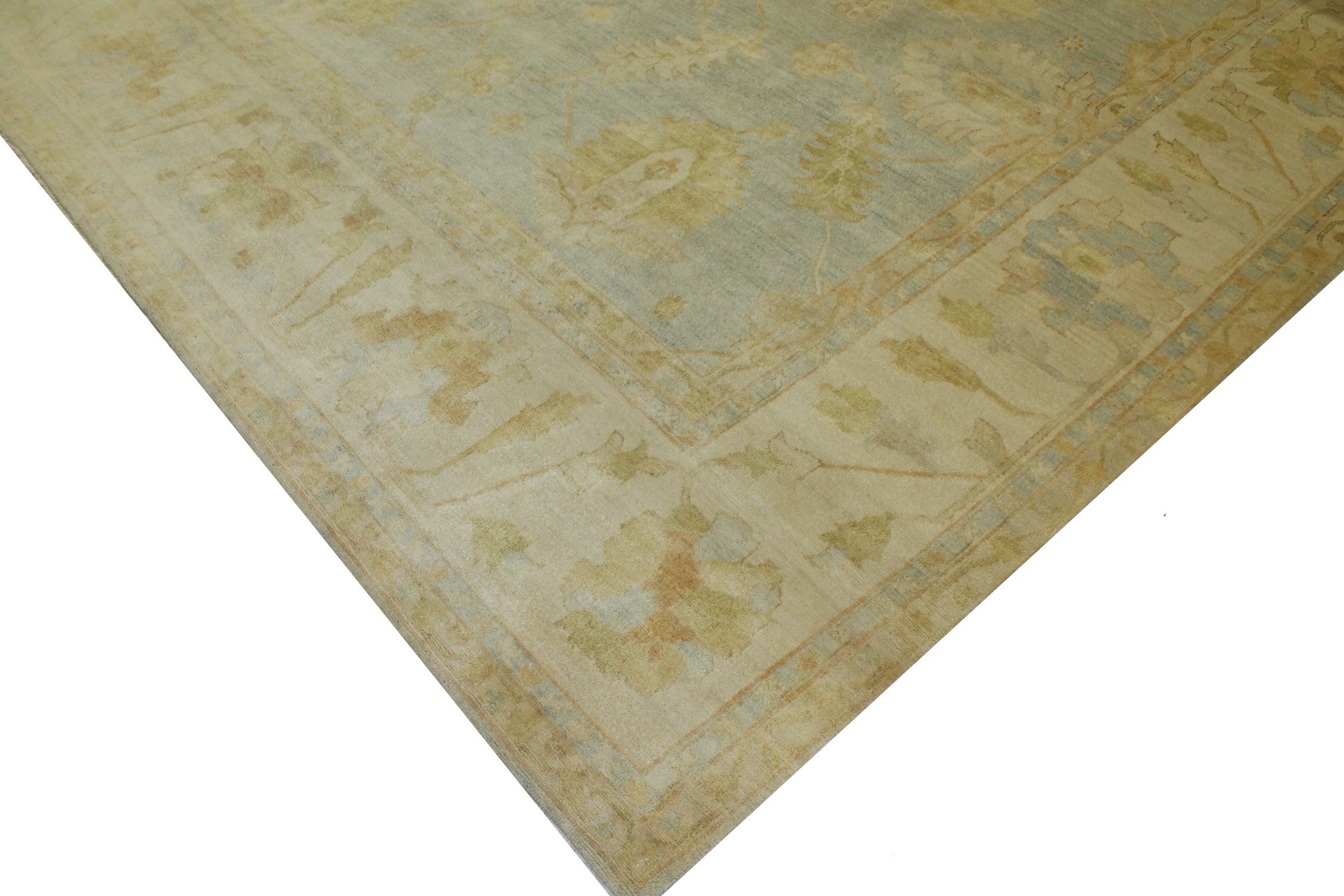 10x14 Oushak Hand Knotted Wool Area Rug - MR13768