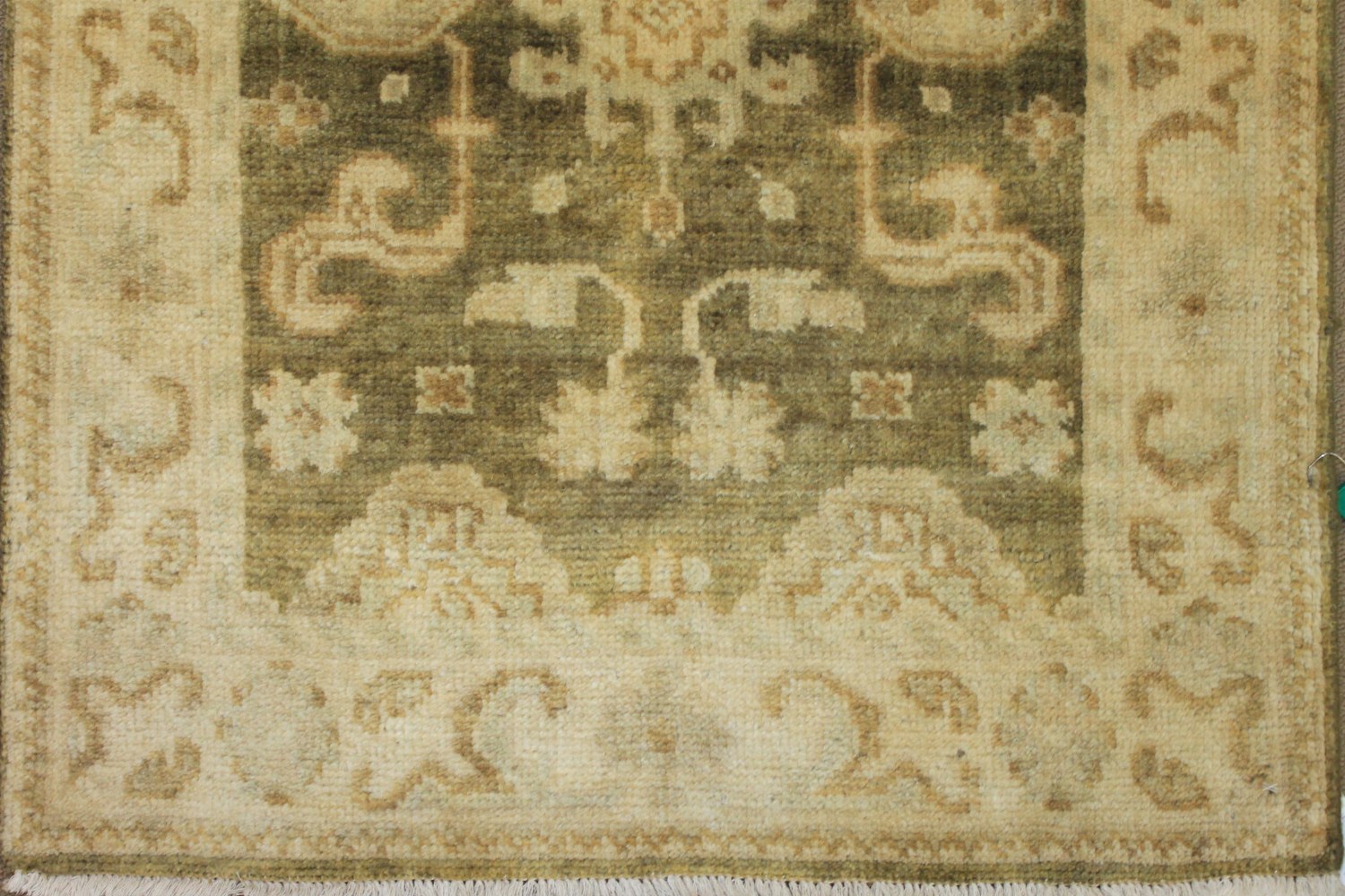 8 ft. Runner Oushak Hand Knotted Wool Area Rug - MR13823