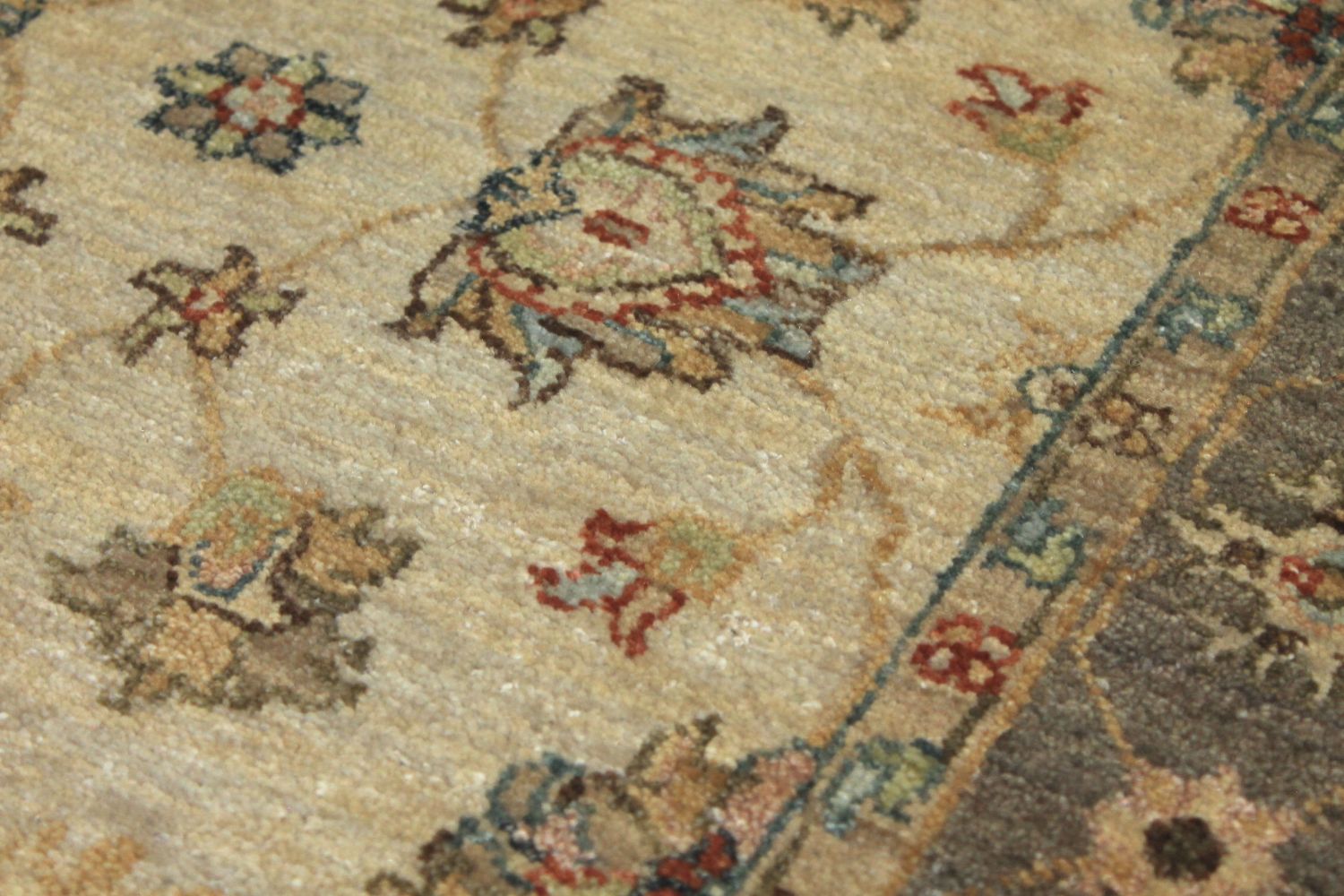 8 ft. Runner Traditional Hand Knotted Wool Area Rug - MR13847